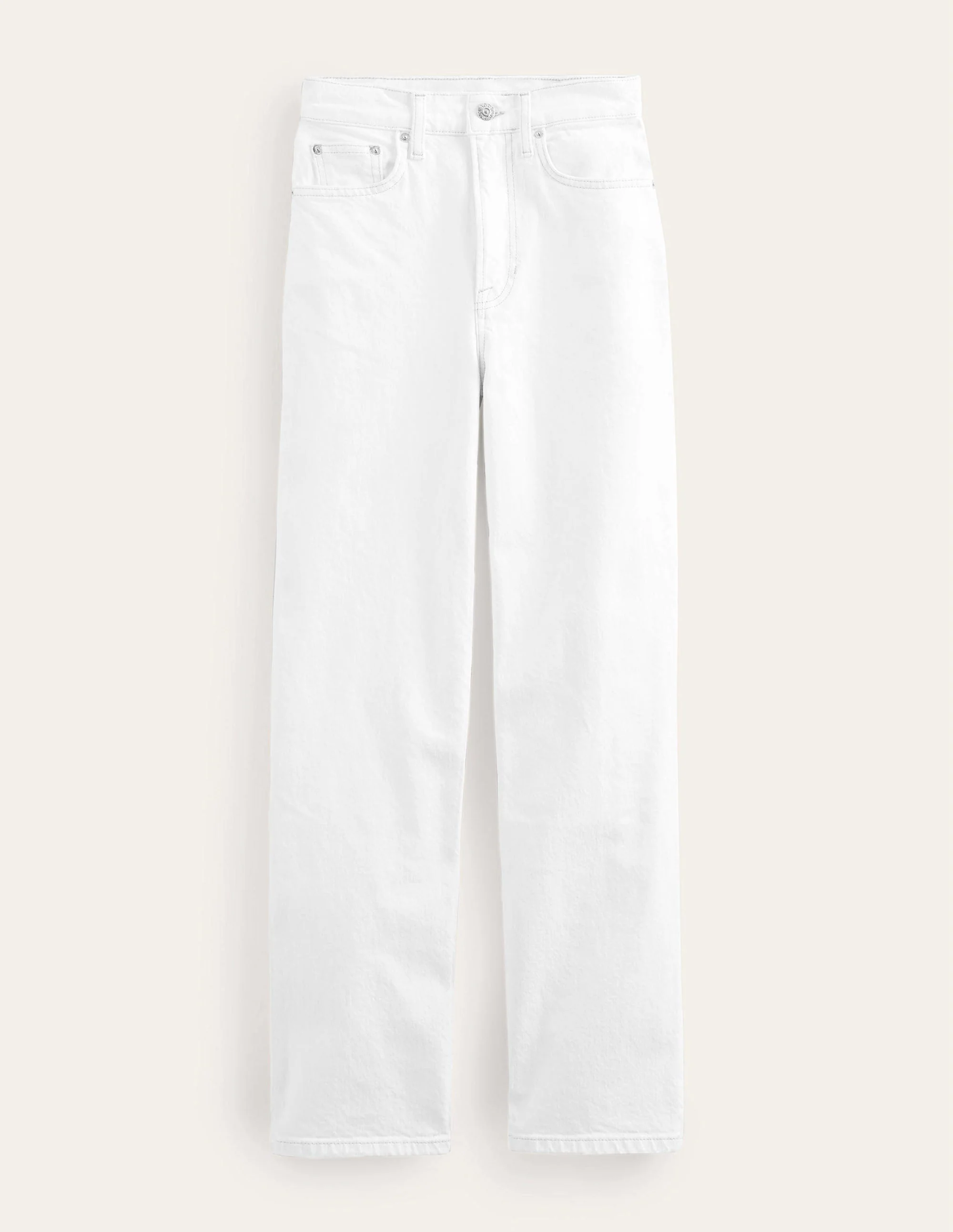 Schmal zulaufende 90er-Jeans mit hoher Taille-Weiß - Image 13