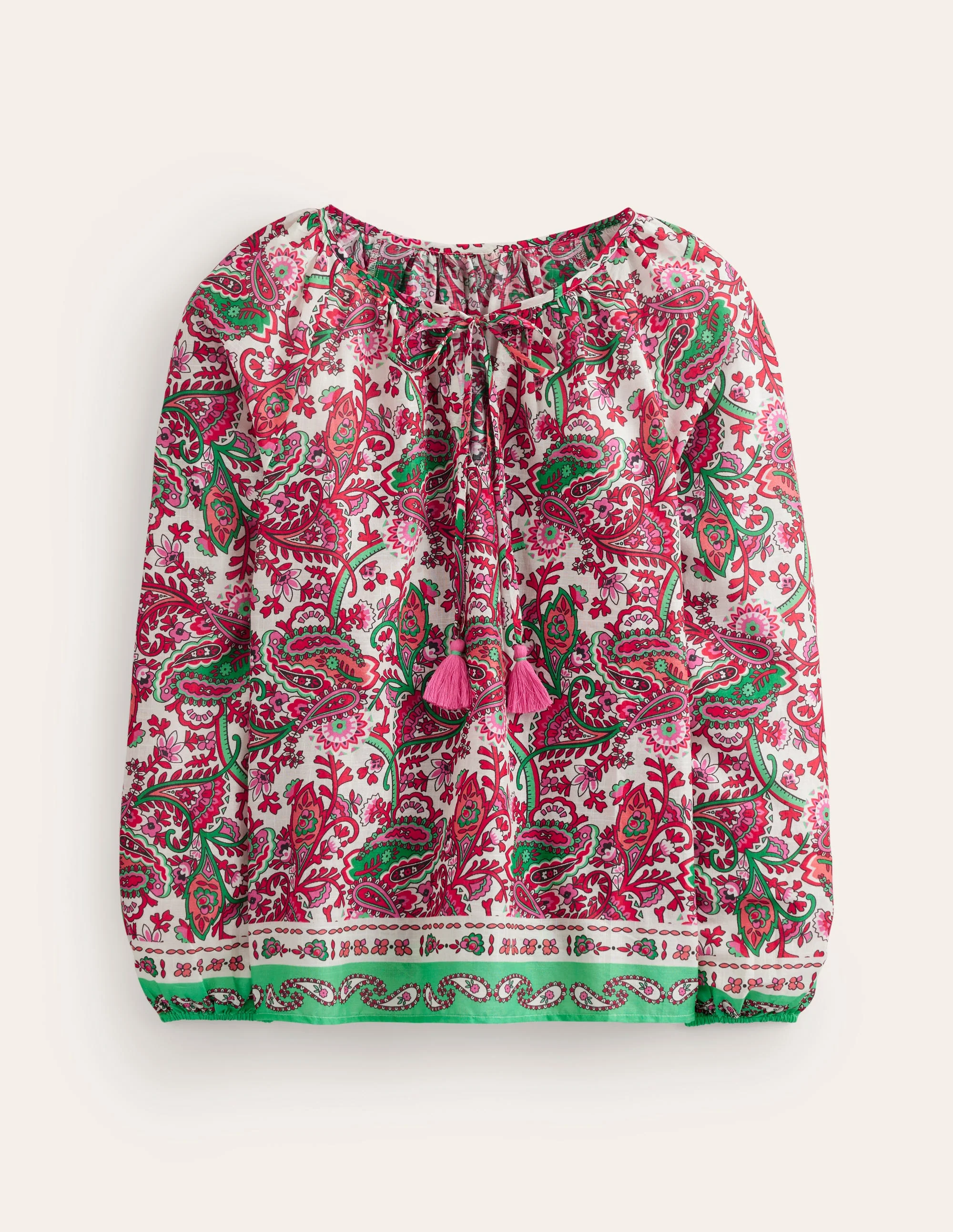 Serena Baumwollbluse-Bunt, Fantastisch - Image 6