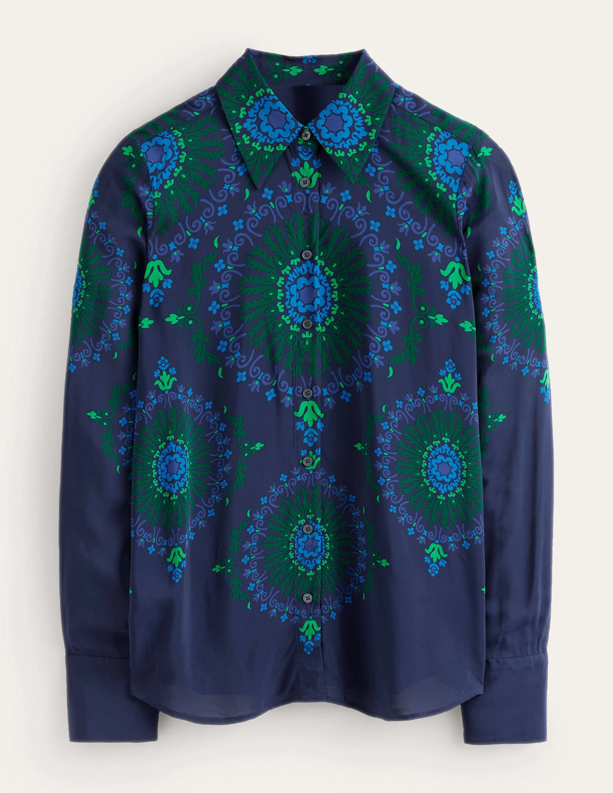 Sienna Hemd-Französisches Marineblau, Artizian Geo - Image 6
