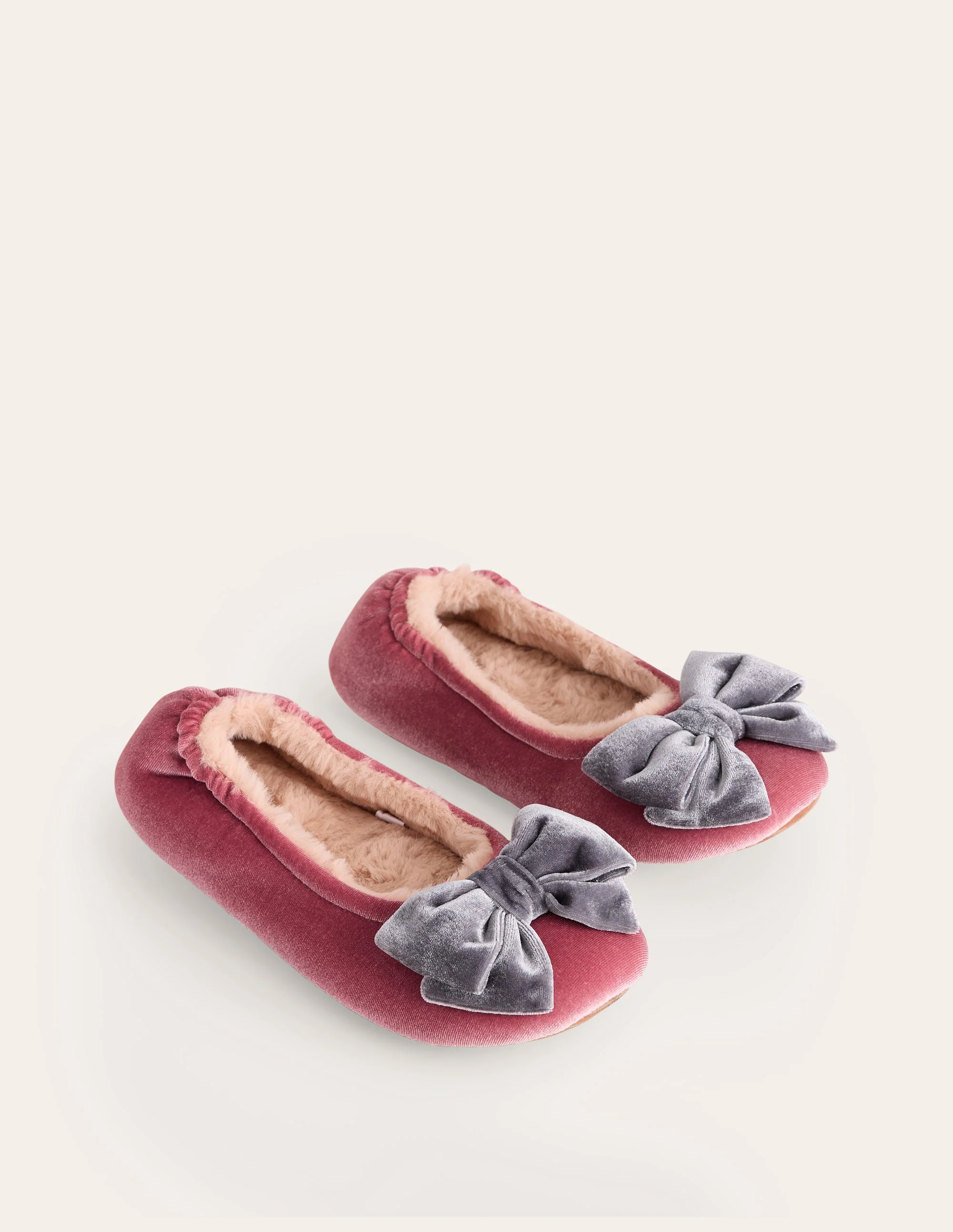 Slipper mit Schleife-Blasspink - Image 3