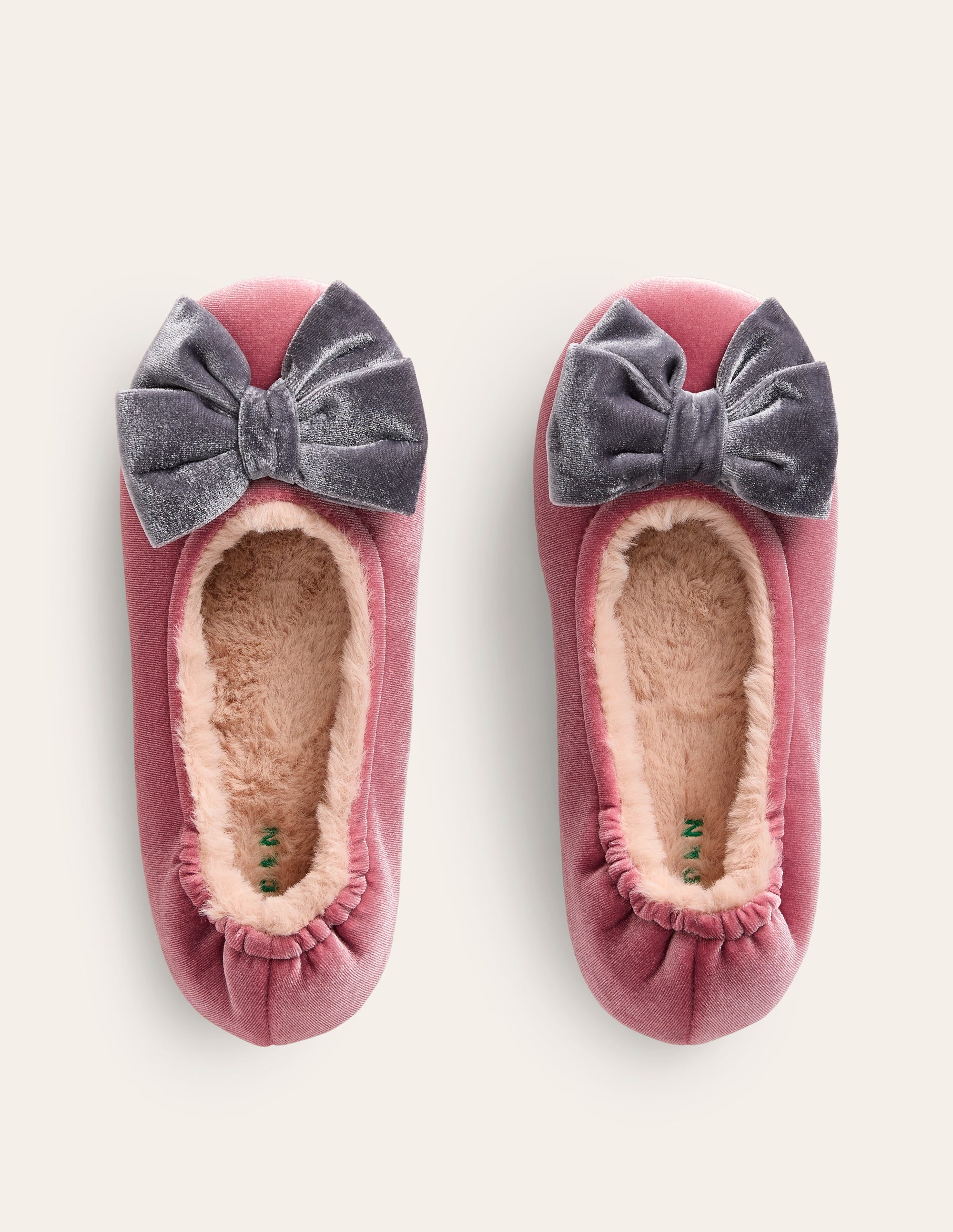 Slipper mit Schleife-Blasspink - Image 5
