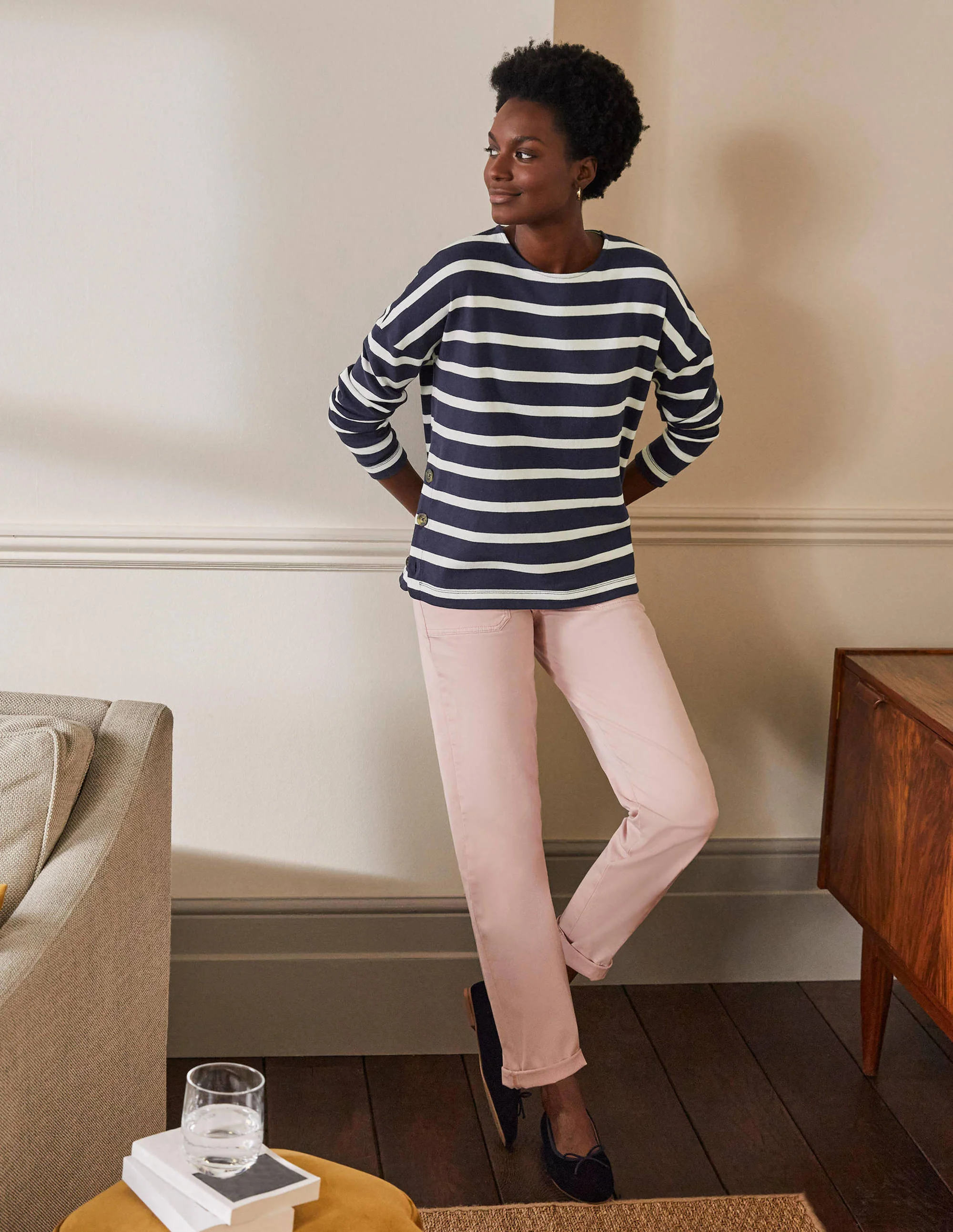 Sophie Bretonshirt-Navy/Naturweiß - Image 3