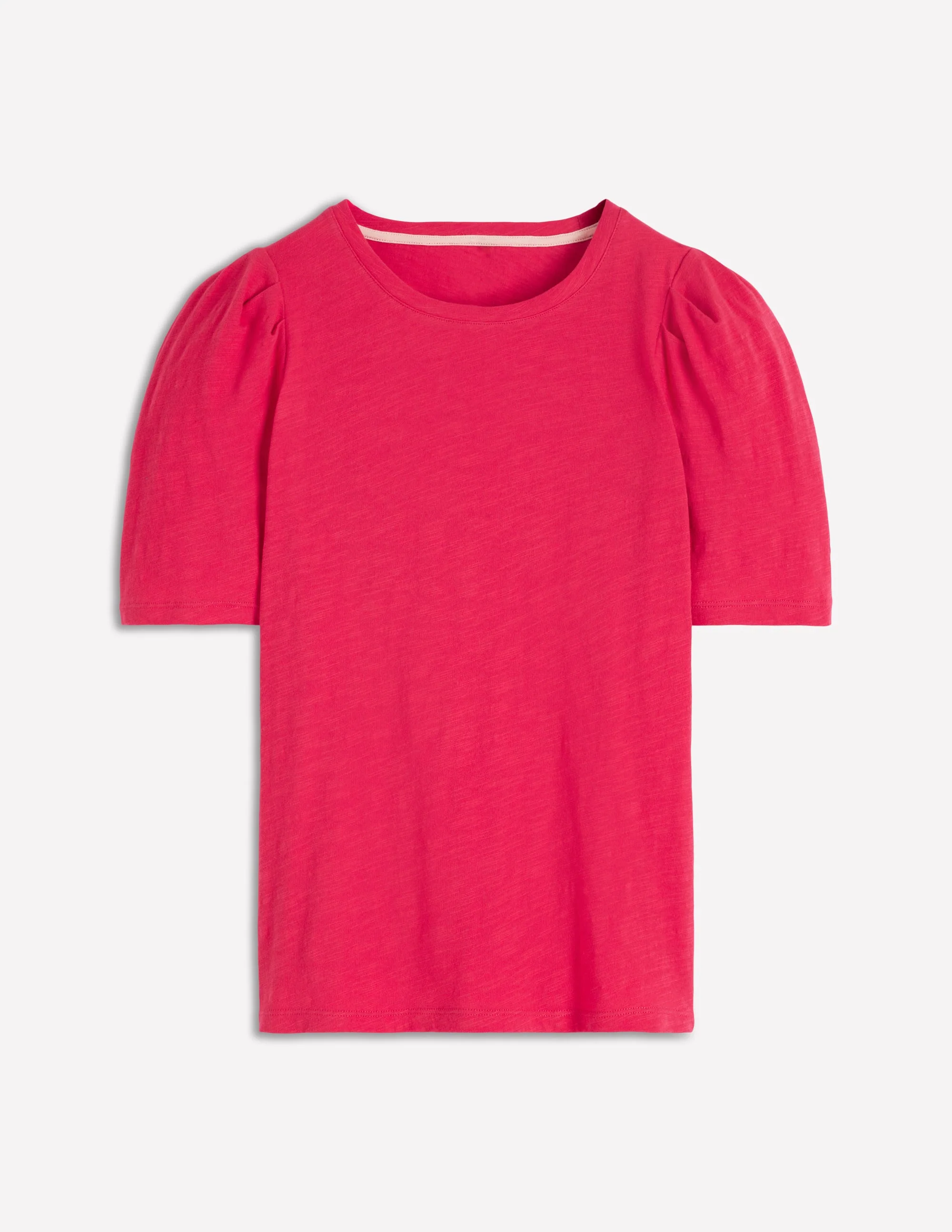 Sophie T-Shirt mit Puffärmeln-Opulentes Rosa - Image 5