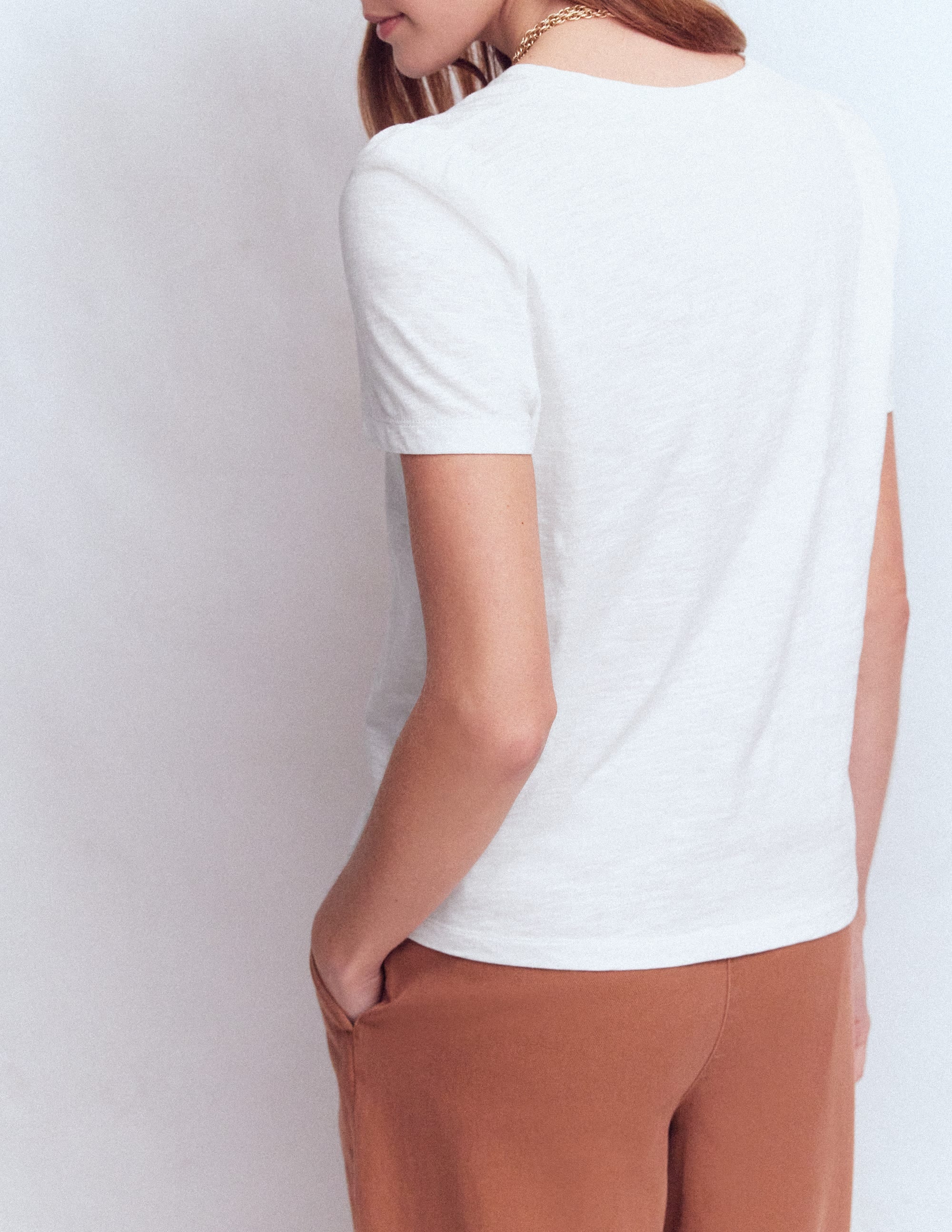 Sophie T-Shirt mit Puffärmeln-Weiß - Image 3