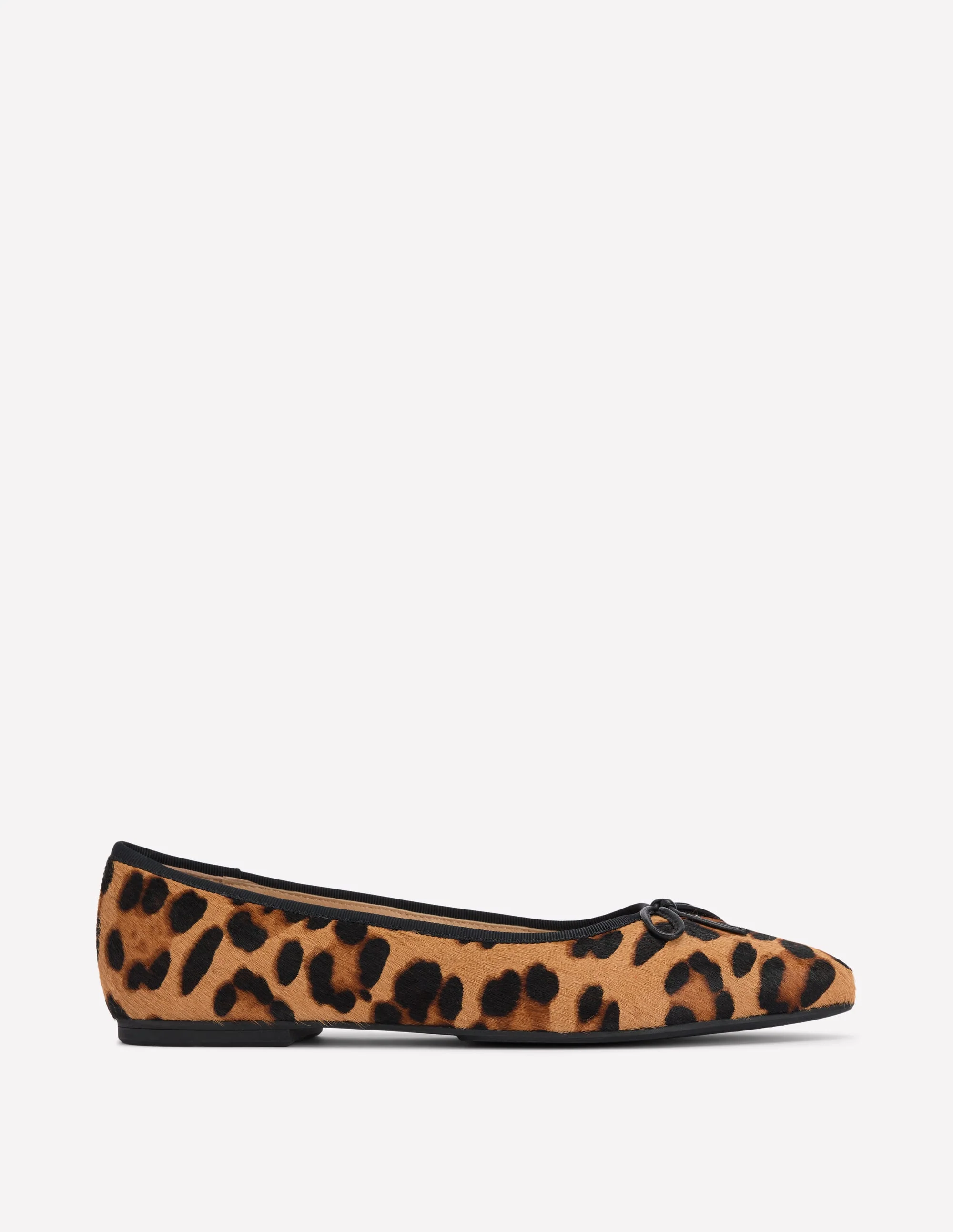 Spitze, flache Schuhe mit flexibler Sohle-Klassisches Leopardenmuster