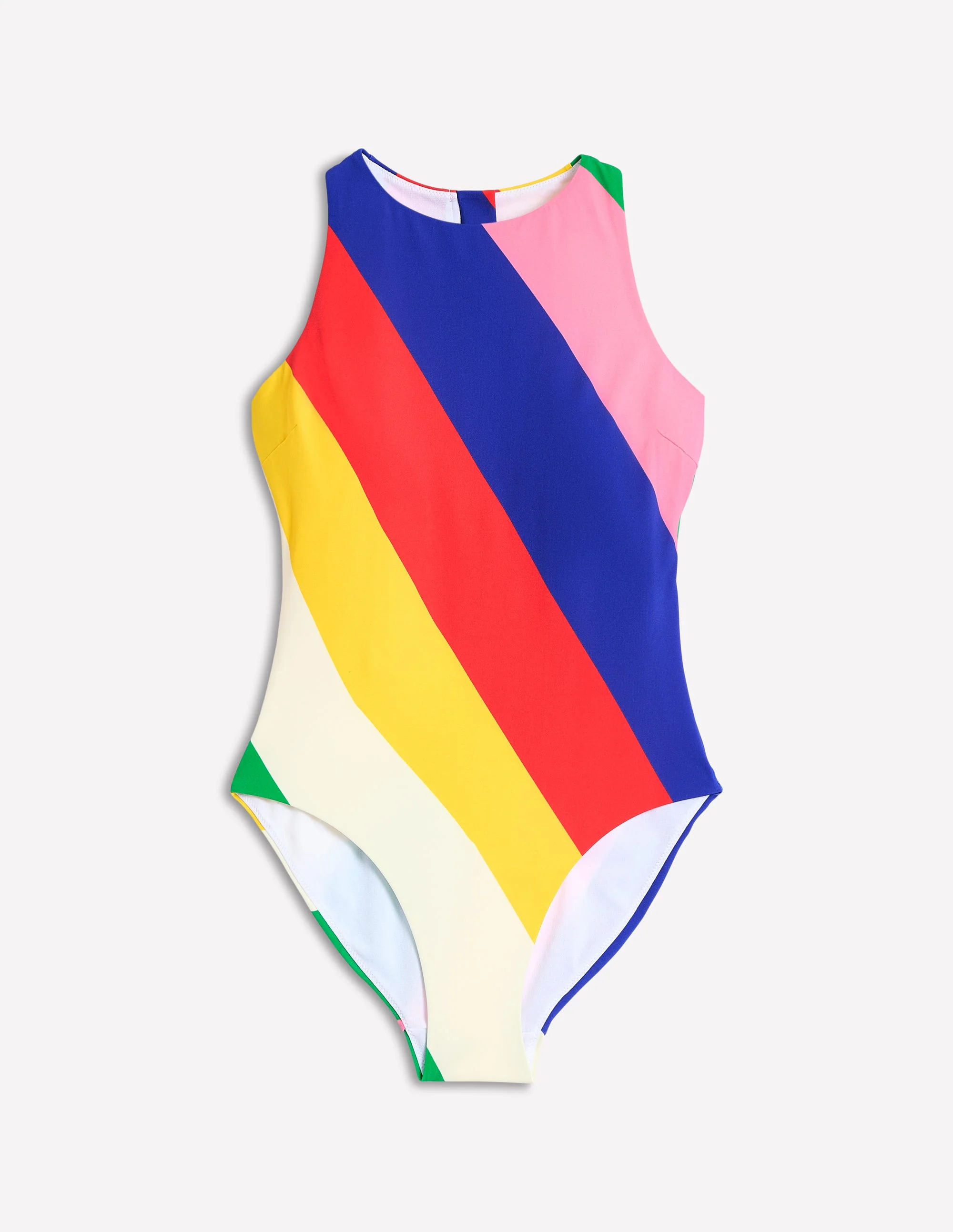 Sportlicher Badeanzug-Bunt, Regenbogendesign - Image 6