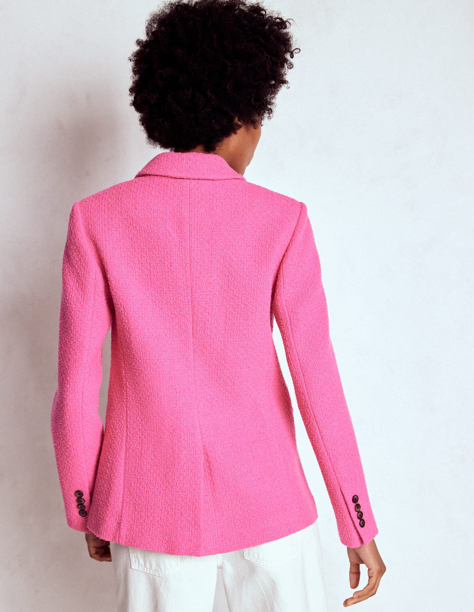 Stamford Texturierter Blazer-Rosarot - Image 3
