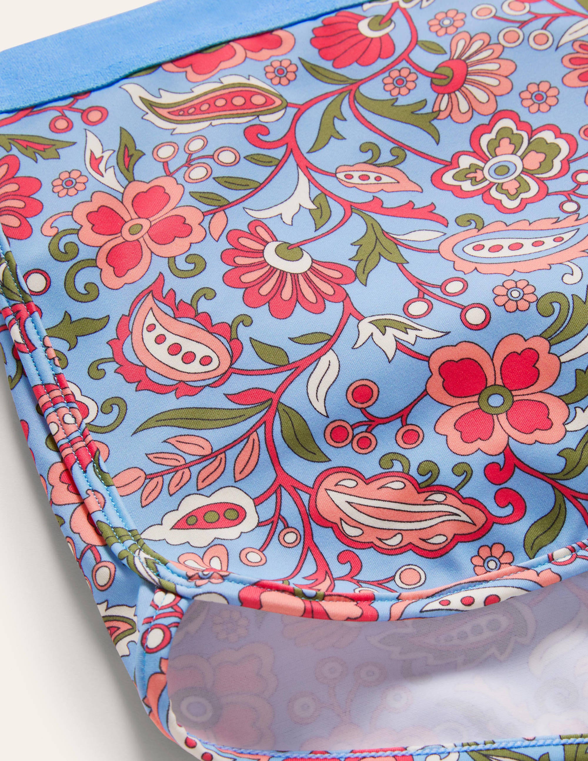 Strandshorts mit elastischem Bund-Graublau, Orientalisches Paradies - Image 5