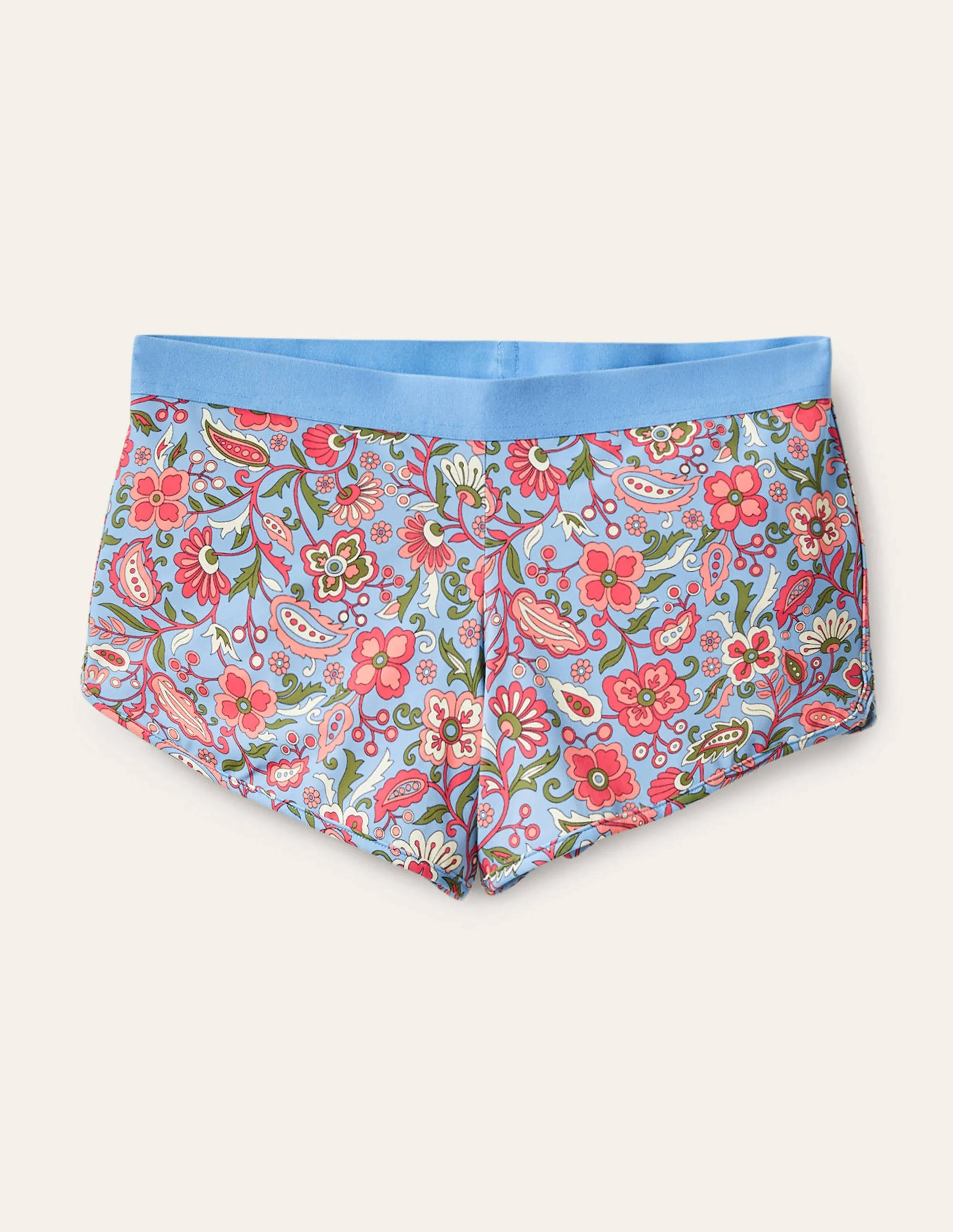 Strandshorts mit elastischem Bund-Graublau, Orientalisches Paradies - Image 6