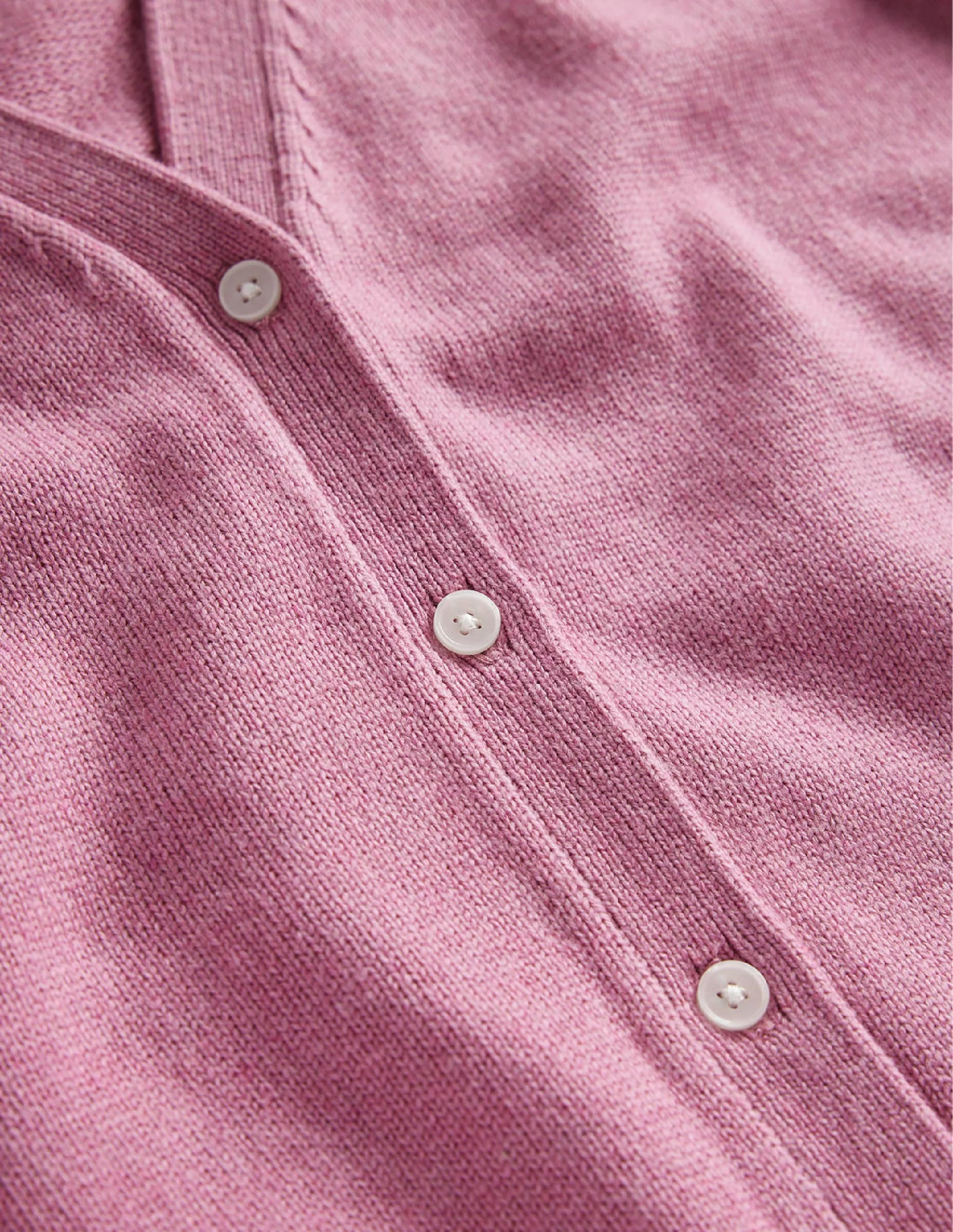 Strickjacke mit Pointelle-Ärmeln-Erdbeer-Sorbet - Image 9