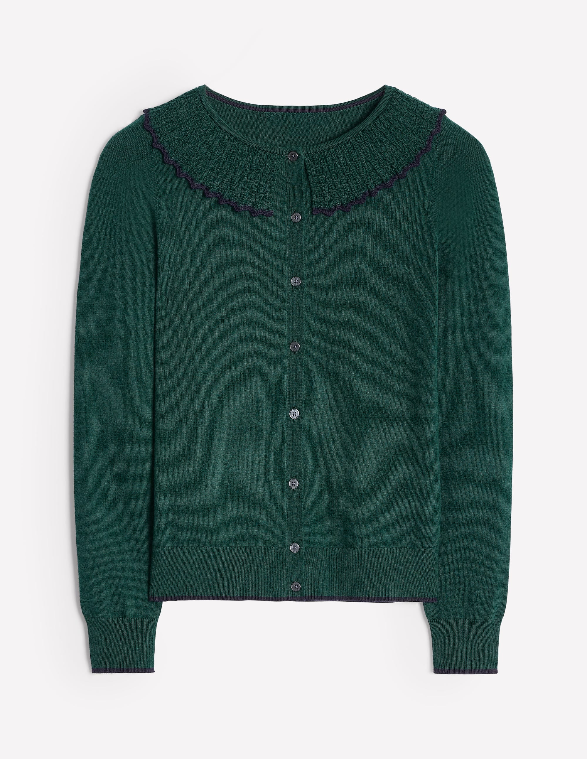 Strickjacke mit Rüschenkragen-Baltic - Image 5