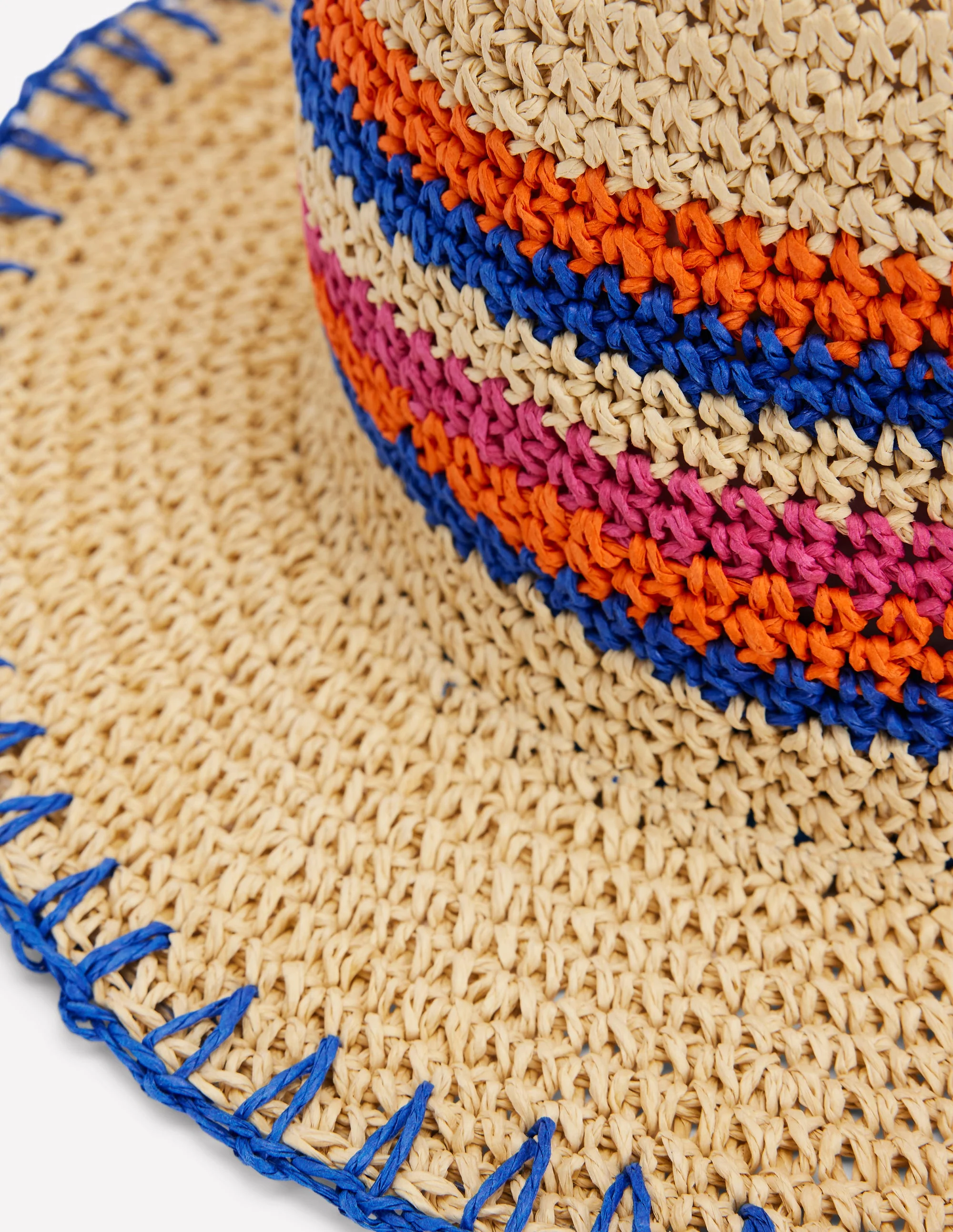 Strohhut mit Streifen-Bunte Streifen - Image 3