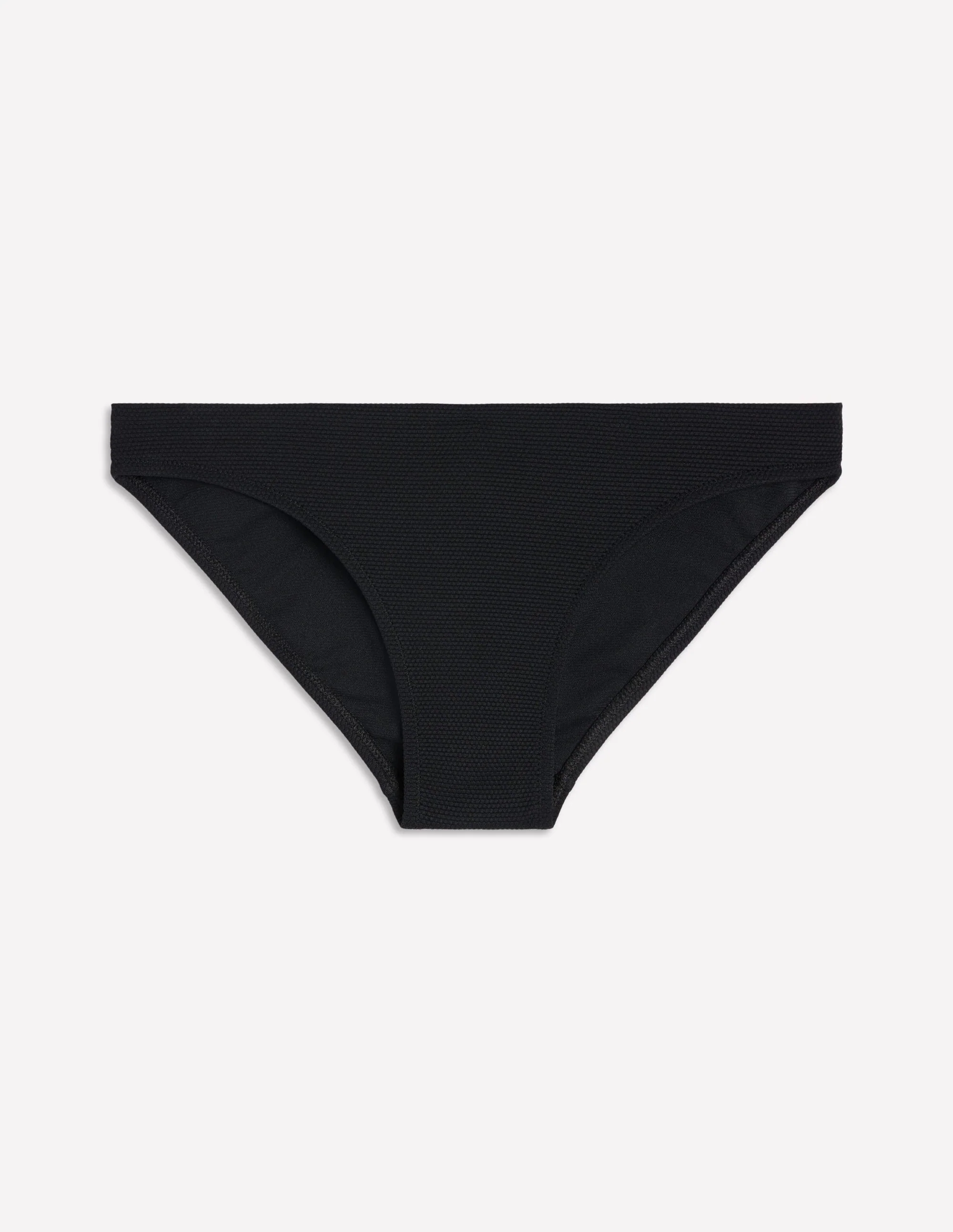 Strukturierte Bikinihose-Schwarz - Image 6