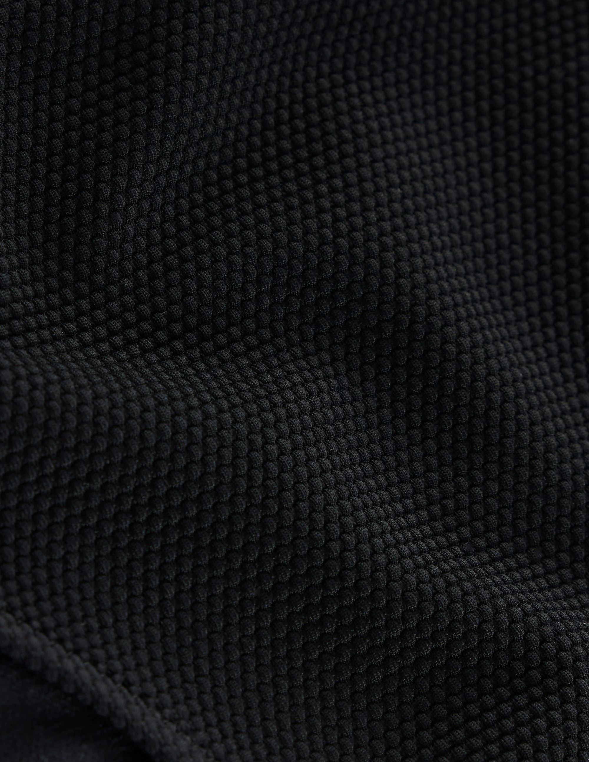 Strukturierte Bikinihose-Schwarz - Image 7