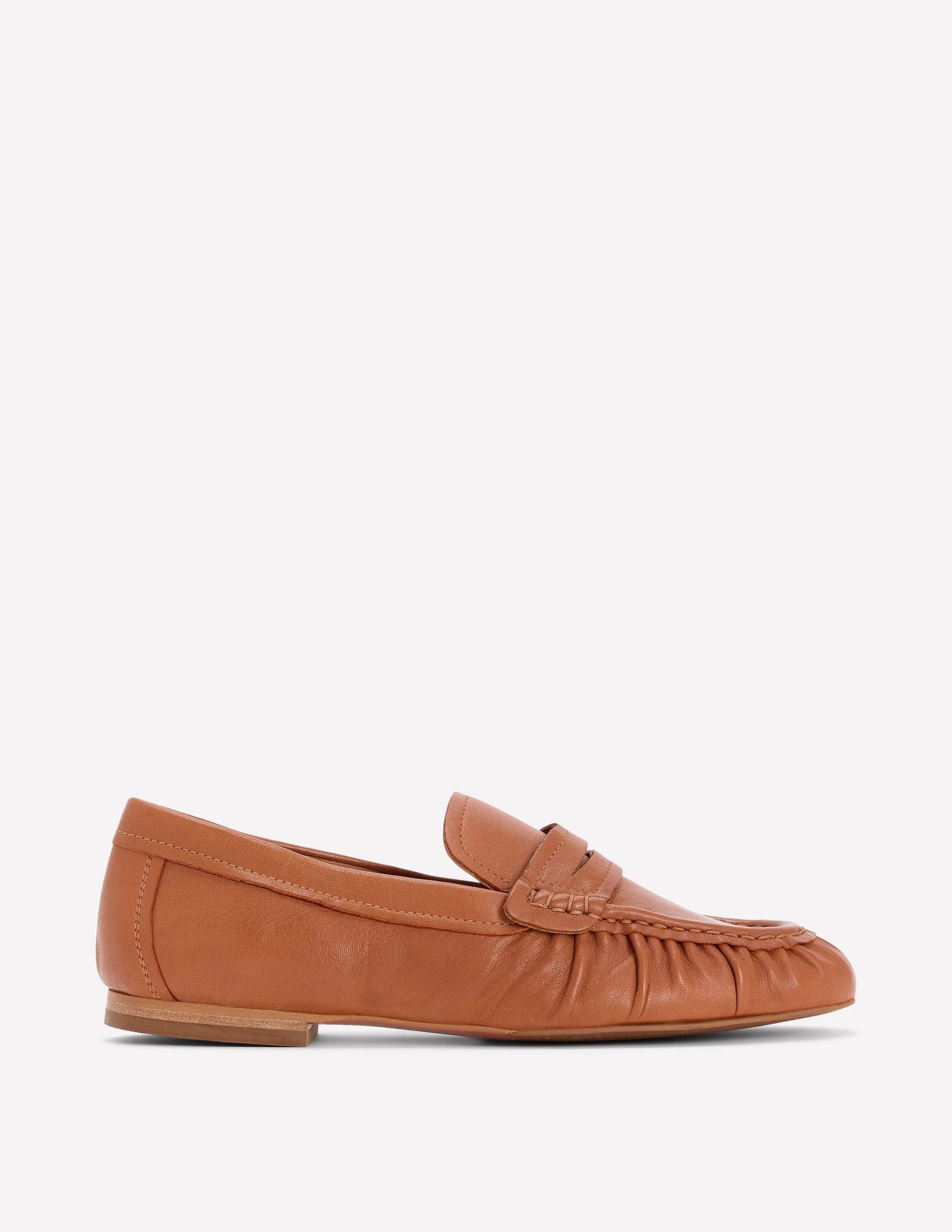 Superweiche, flexible Loafer-Hellbraun