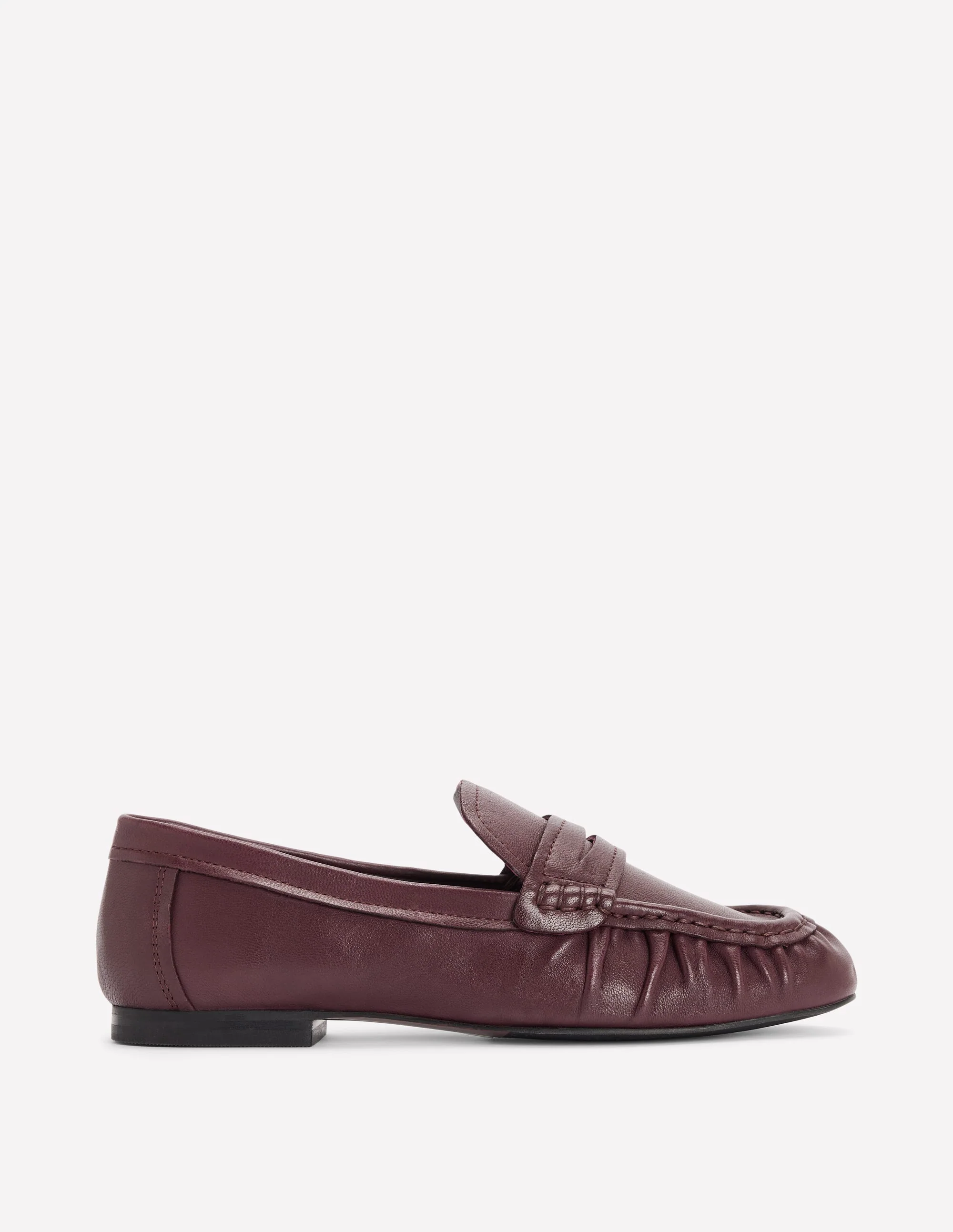 Superweiche, flexible Loafer-Oxblood