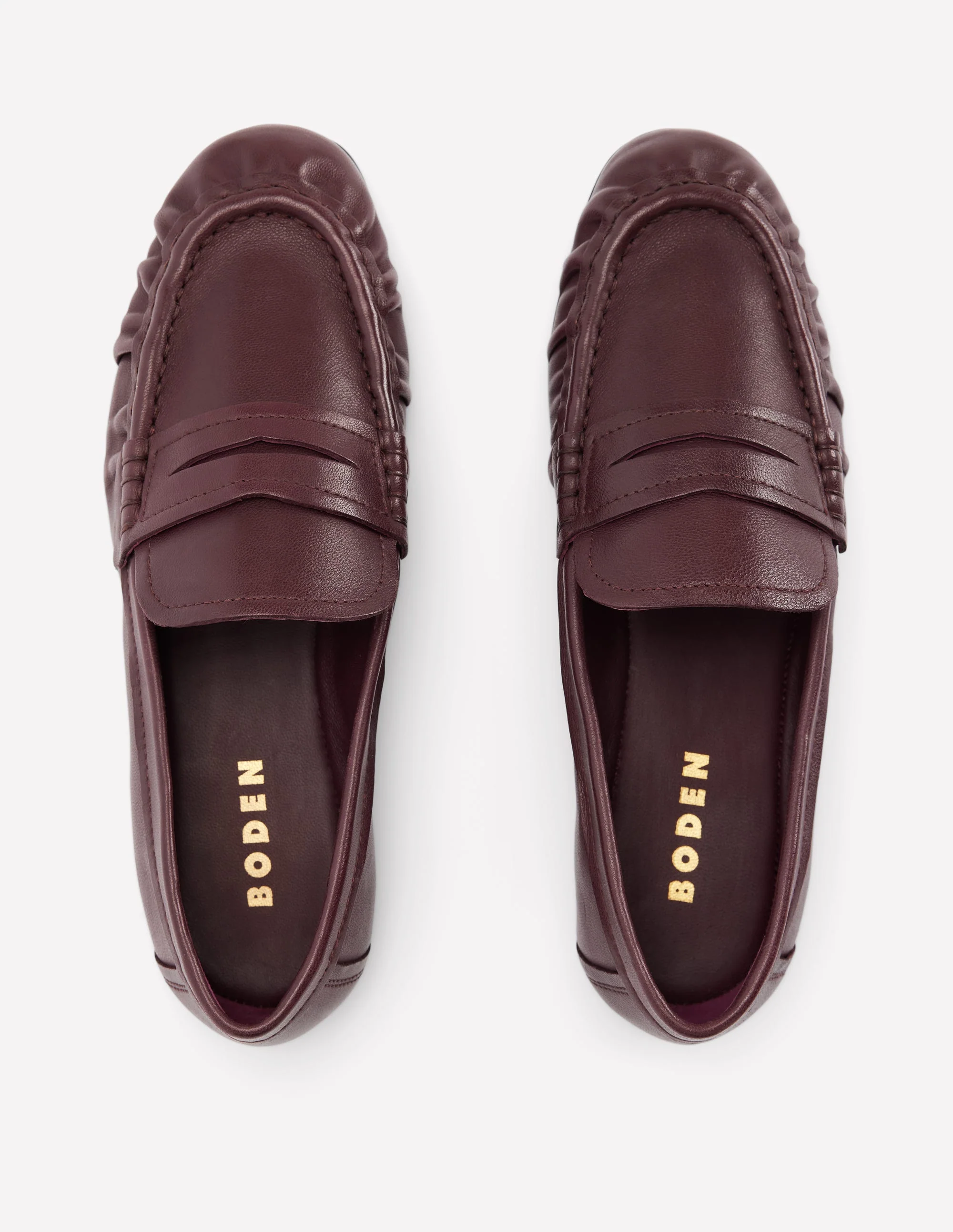 Superweiche, flexible Loafer-Oxblood - Image 4