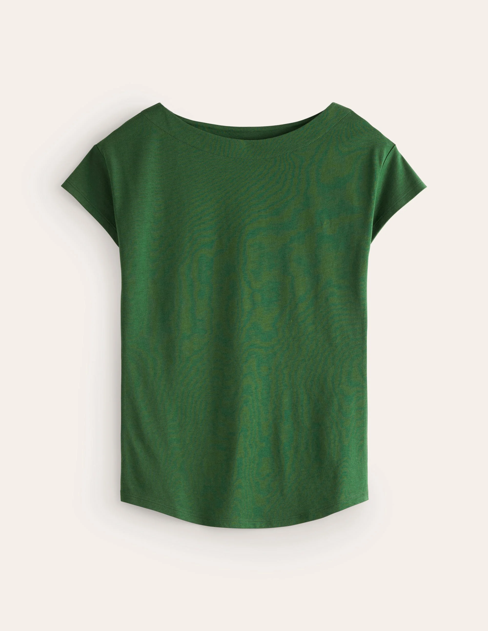 Superweiches T-Shirt mit U-Boot-Ausschnitt-Ballet Pink - Image 5