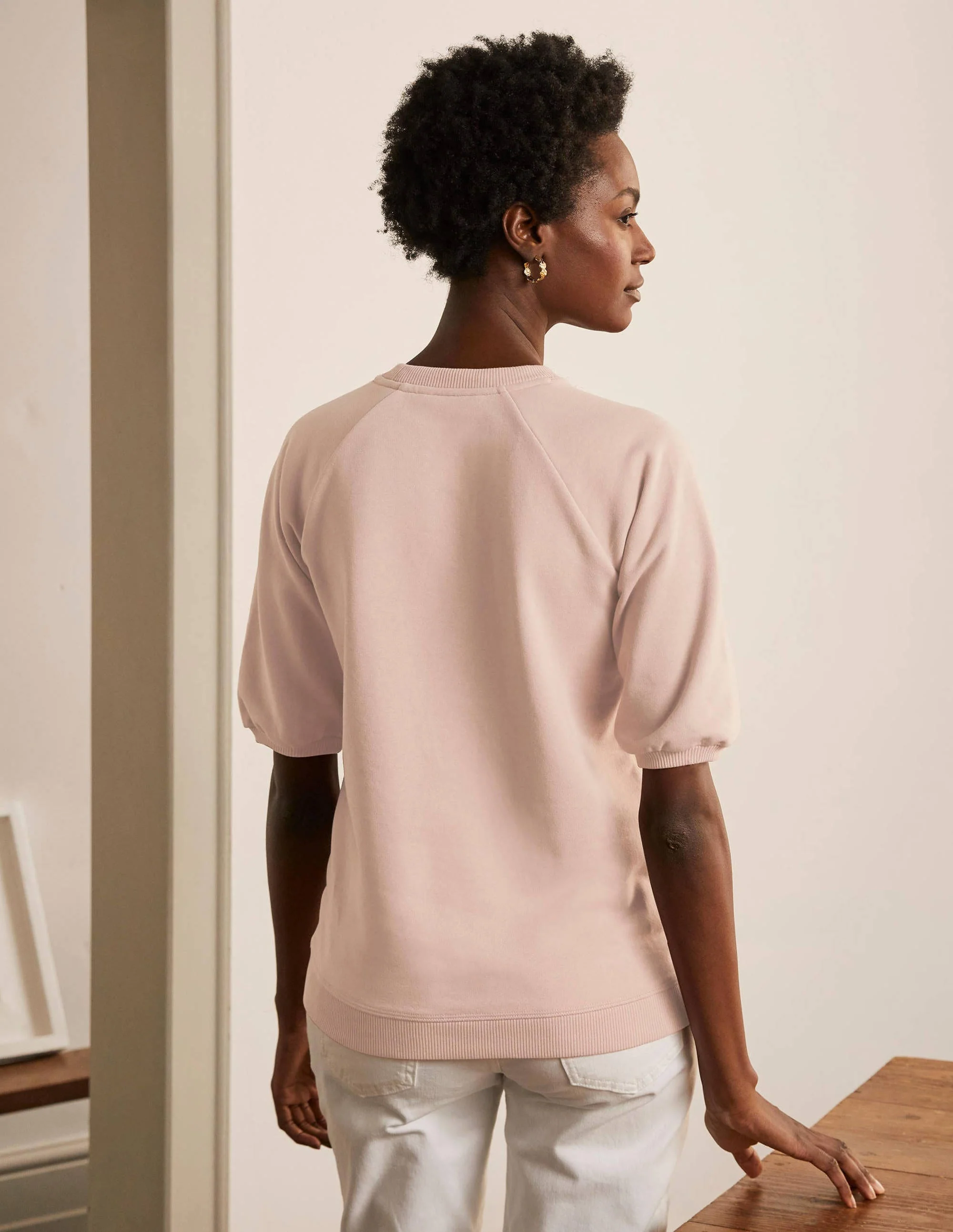 Sweatshirt mit kurzen Puffärmeln-Milchshake - Image 3