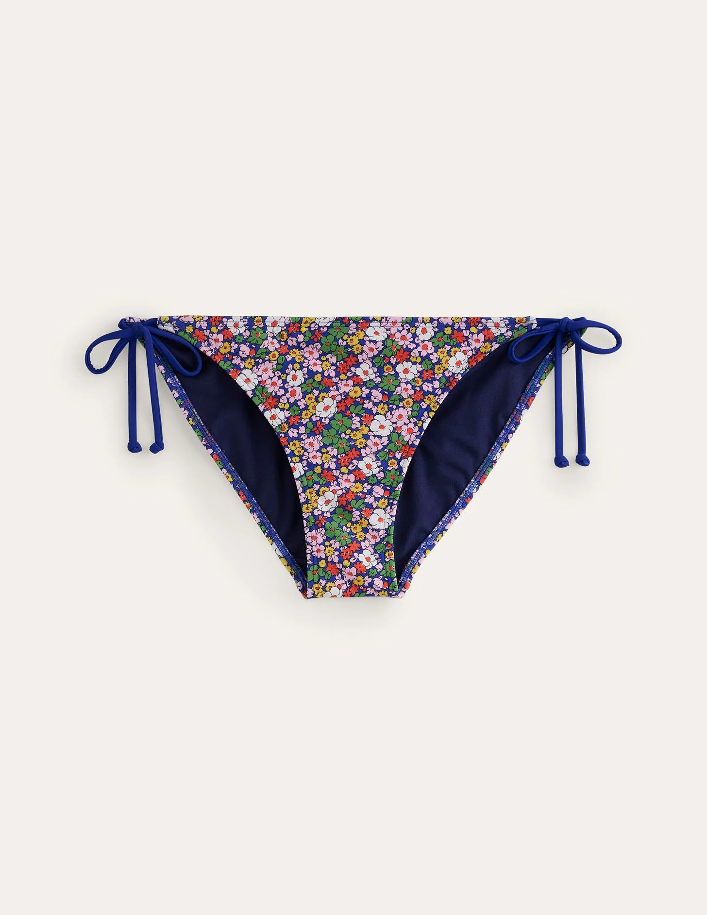 Symi Bikinihose zum Binden-Bunt, Botanische Blütenknospe - Image 5