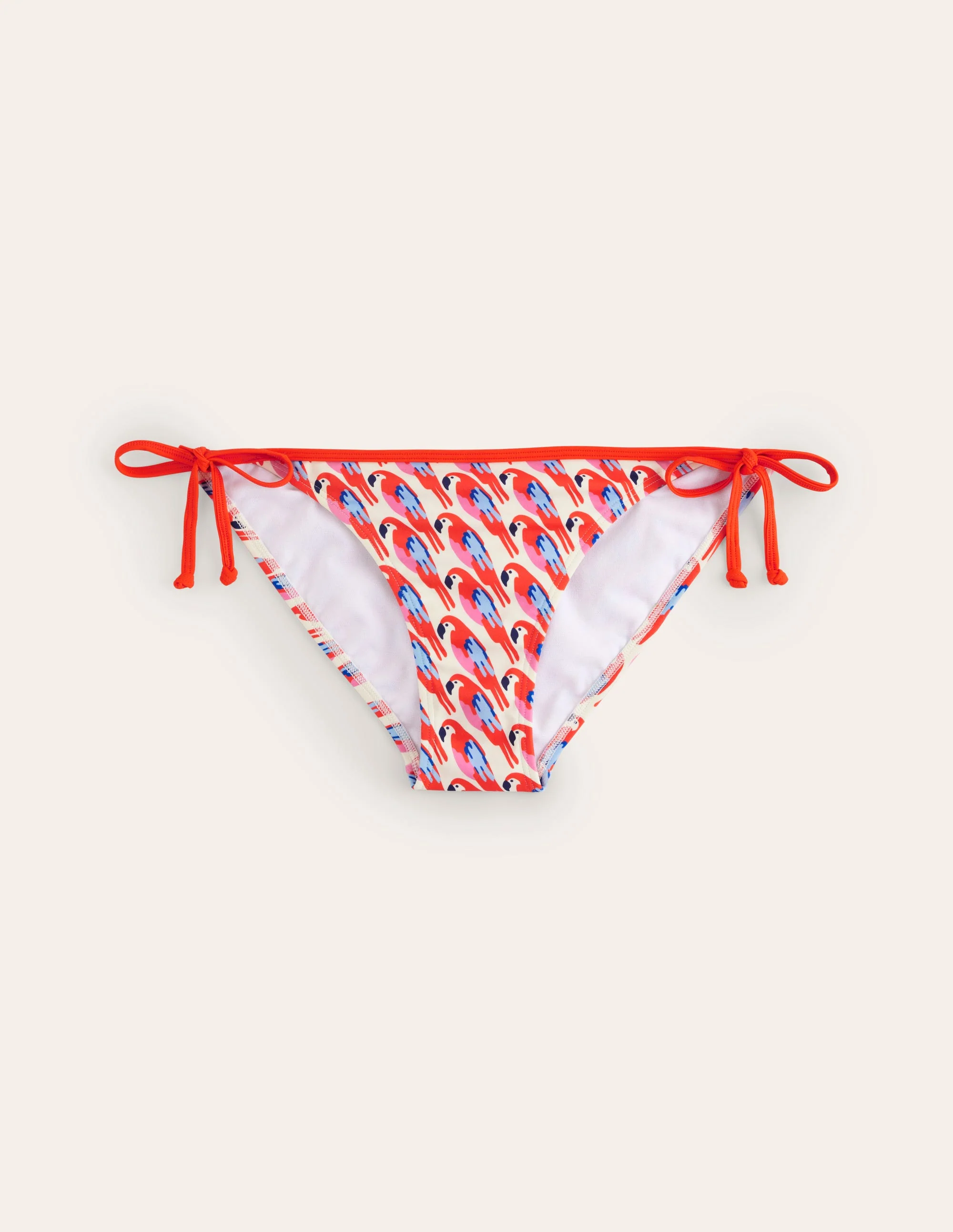 Symi Bikinihose zum Binden-Bunt, Tropischer Papagei - Image 4