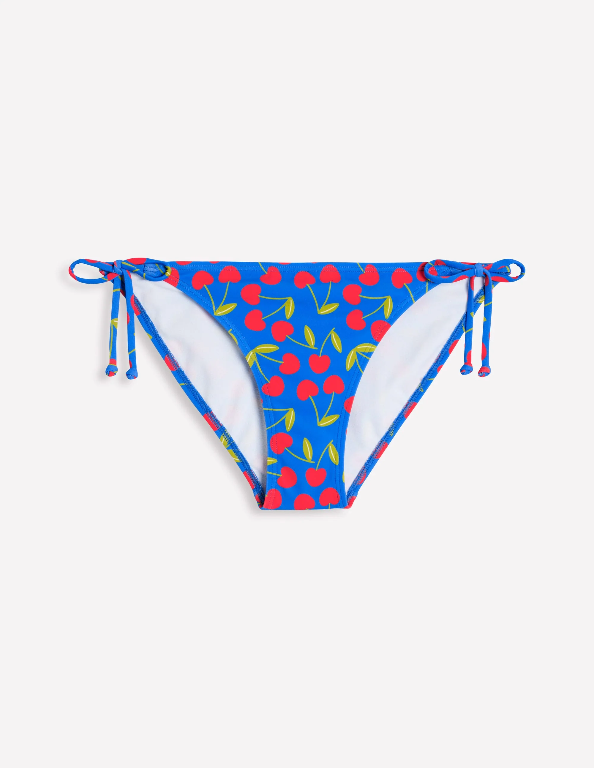 Symi Bikinihose zum Binden-Galerie-Blau, Streukirschen - Image 5