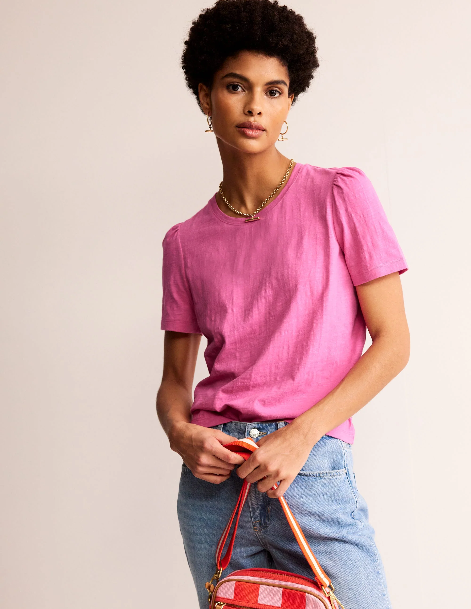 T-Shirt aus Baumwolle mit Puffärmeln-Beacon - Image 4
