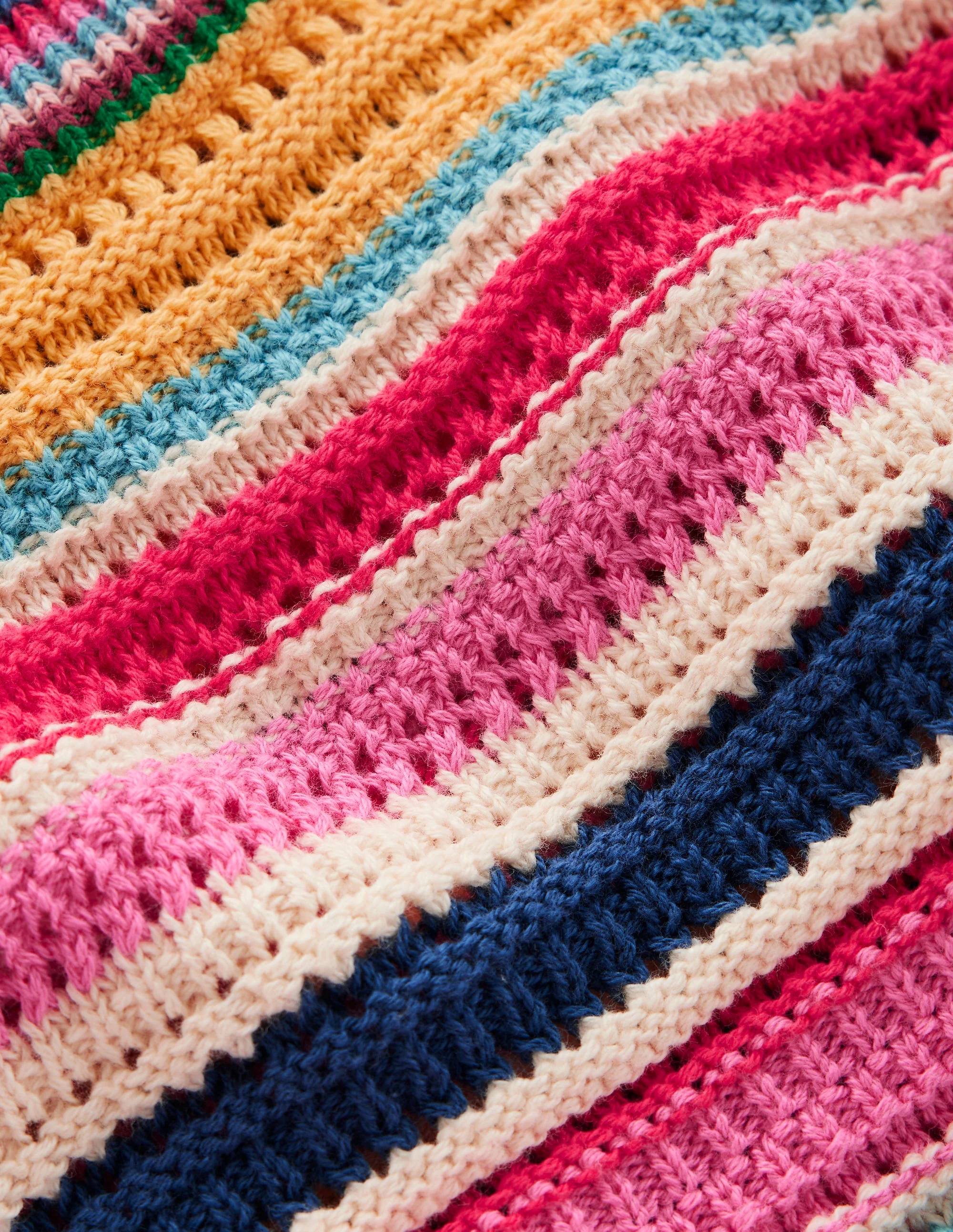 T-Shirt mit texturierten Ziernähten-Rosarot, Terrakotta-Regenbogen - Image 6