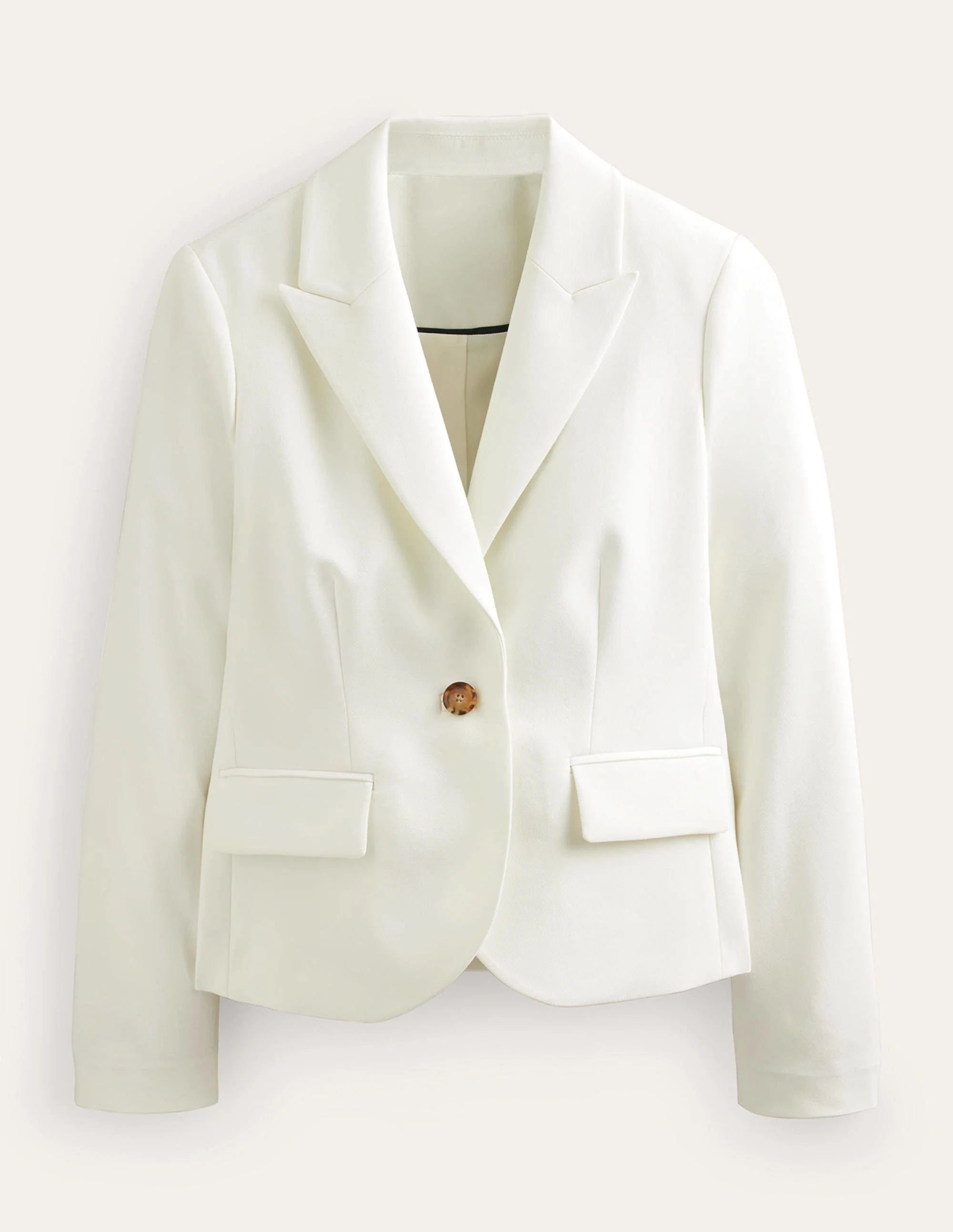 The Canonbury Blazer mit klassischem Schnitt-Naturweiß - Image 6