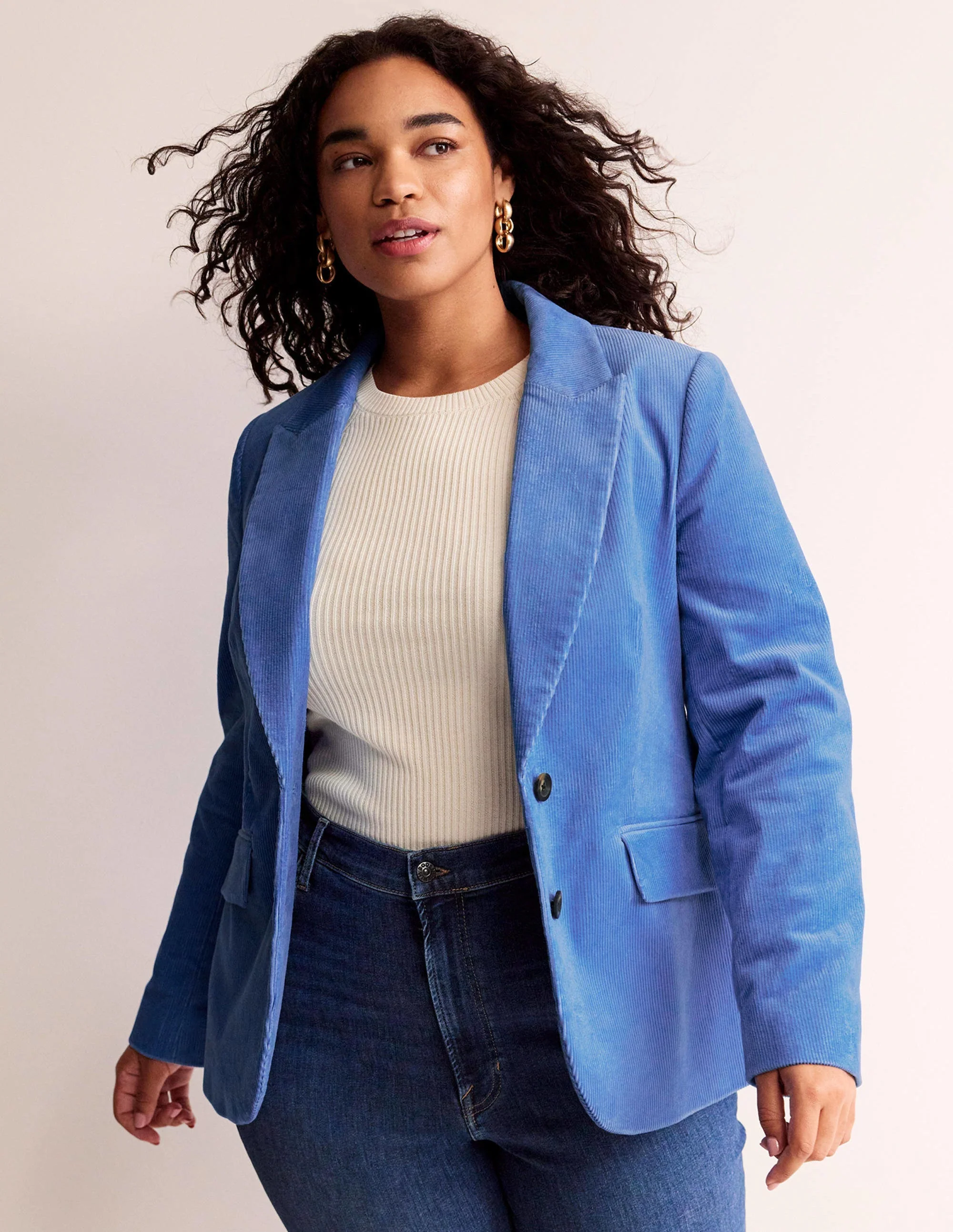 The Marylebone Cord-Blazer-Marina - Image 5