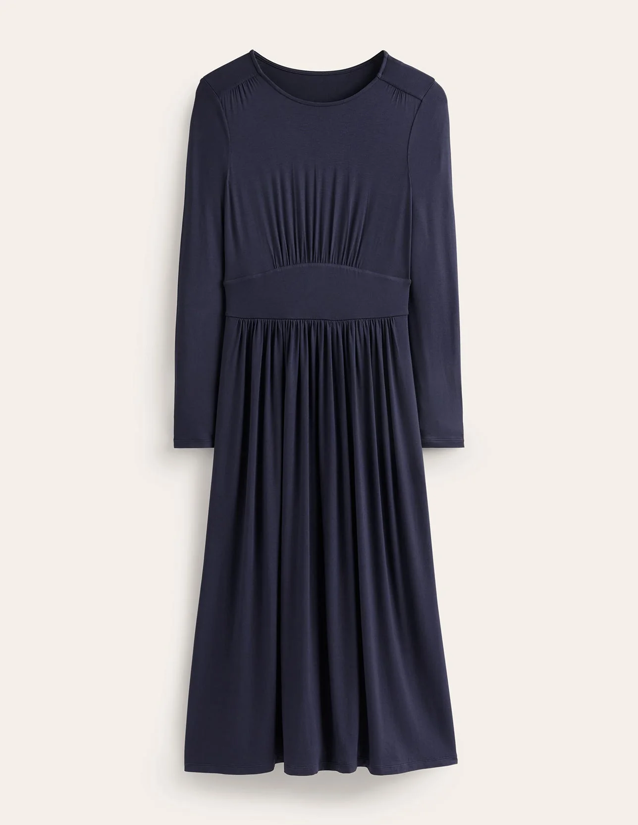 Thea Jerseykleid mit langen Ärmeln-Aqua Marine Marl - Image 5