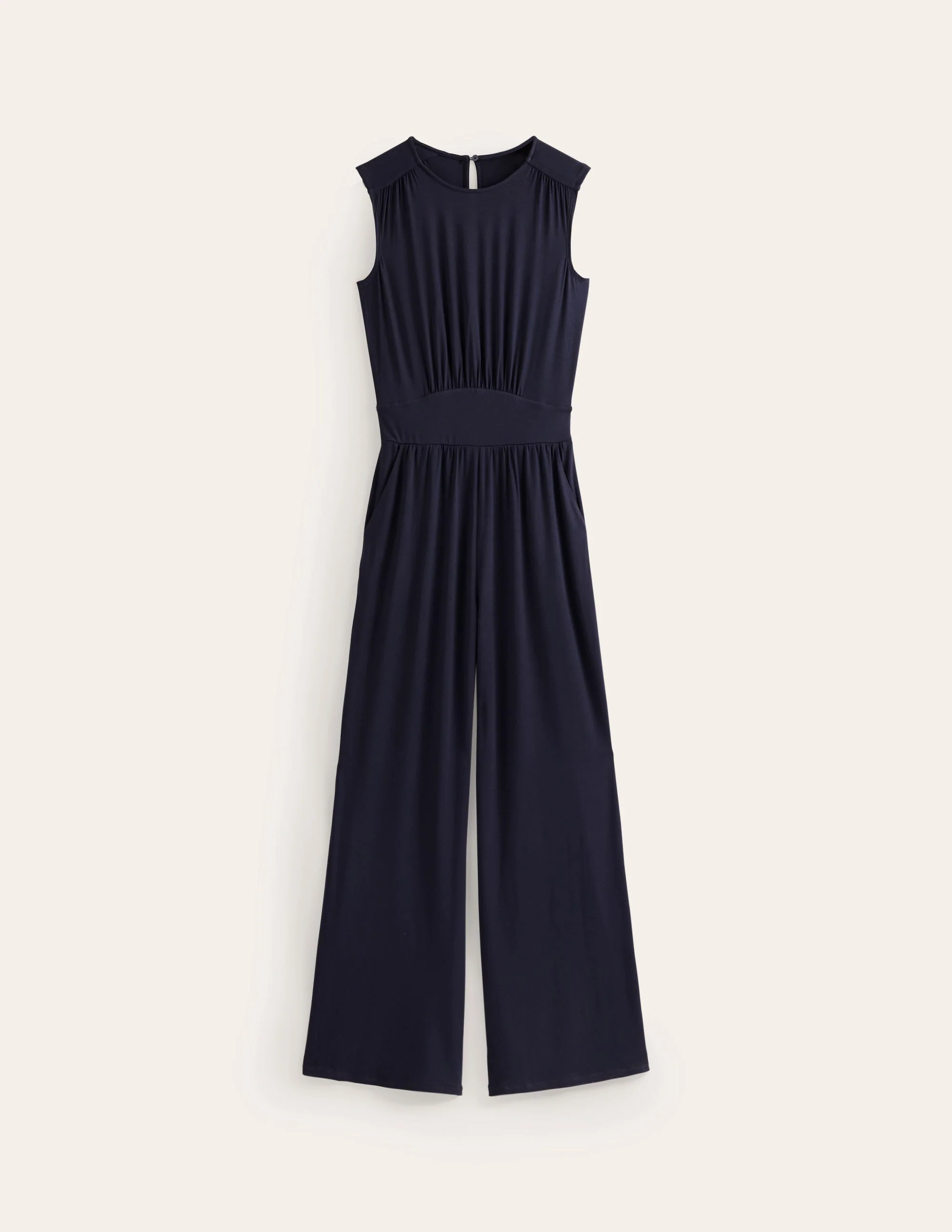 Thea Jumpsuit aus Jersey-Aqua Marine Marl - Image 5