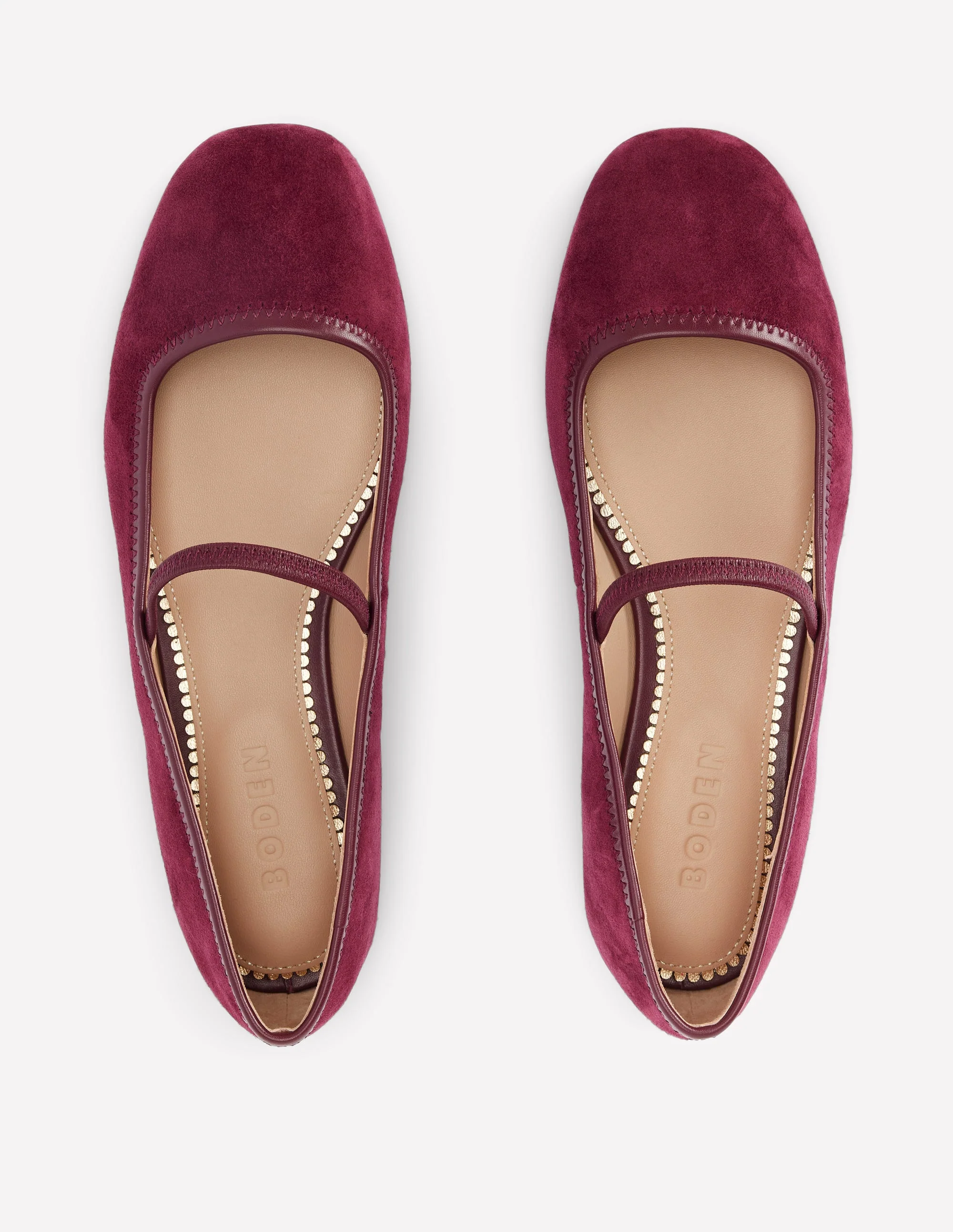 Thea Mary-Jane-Ballerinas-Oxblood - Image 5