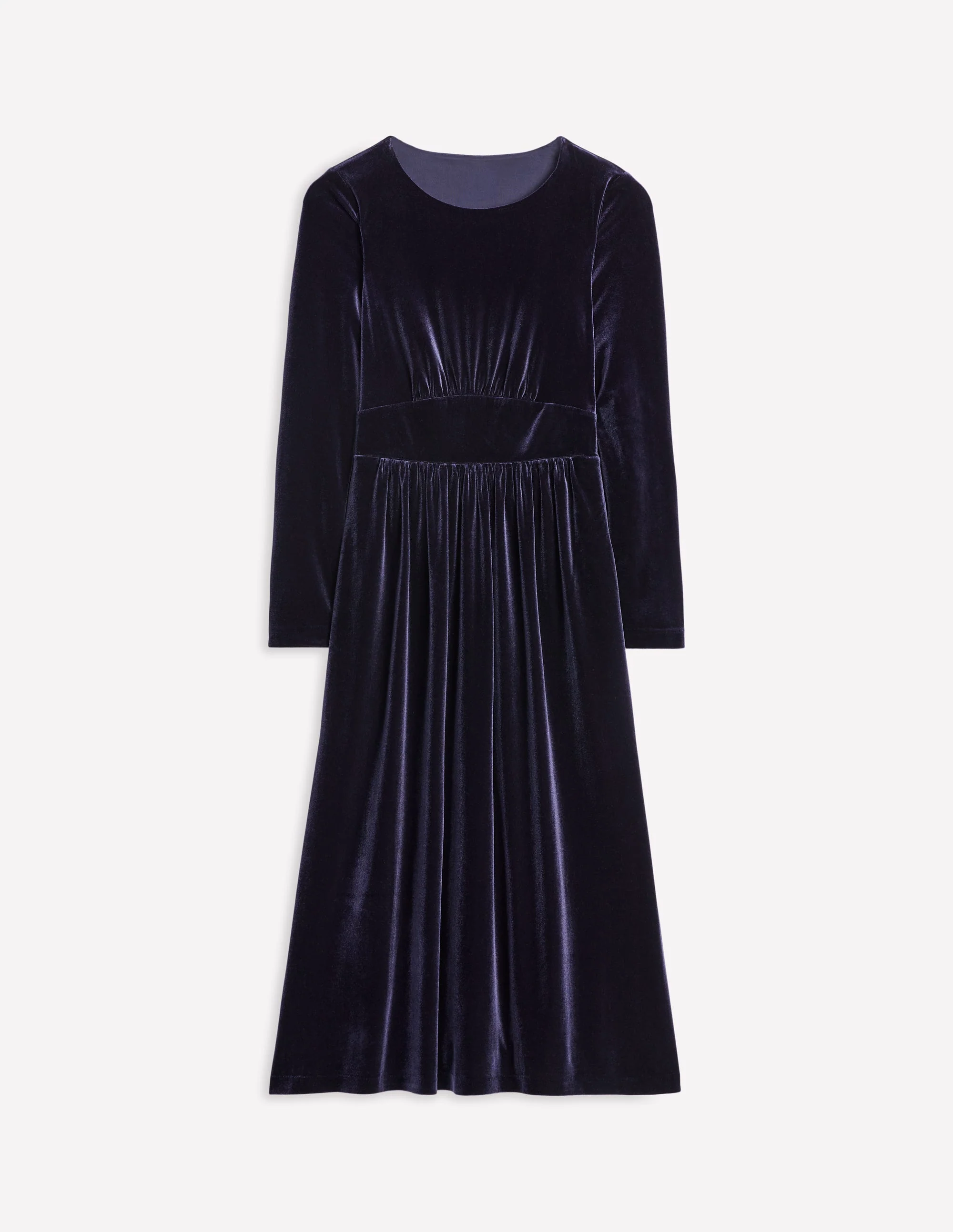 Thea Midikleid aus Samt-Aqua Marine Marl - Image 5