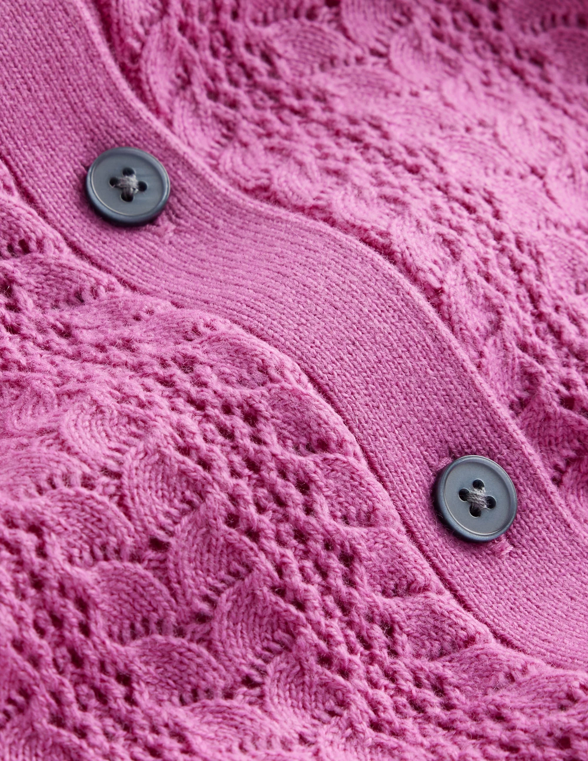 Tia Pointelle-Cardigan mit Rüschen-Fingerhut-Lila - Image 6