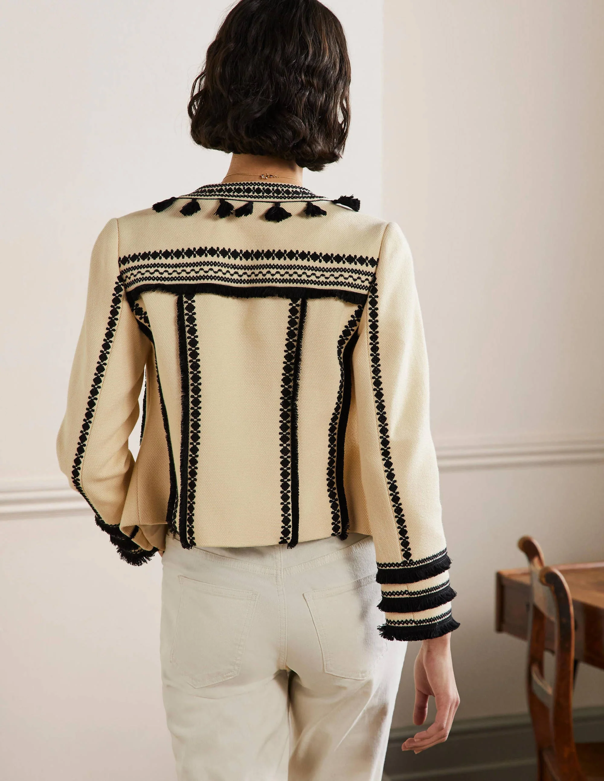 Tilda Jacke mit Stickerei-Natur - Image 3