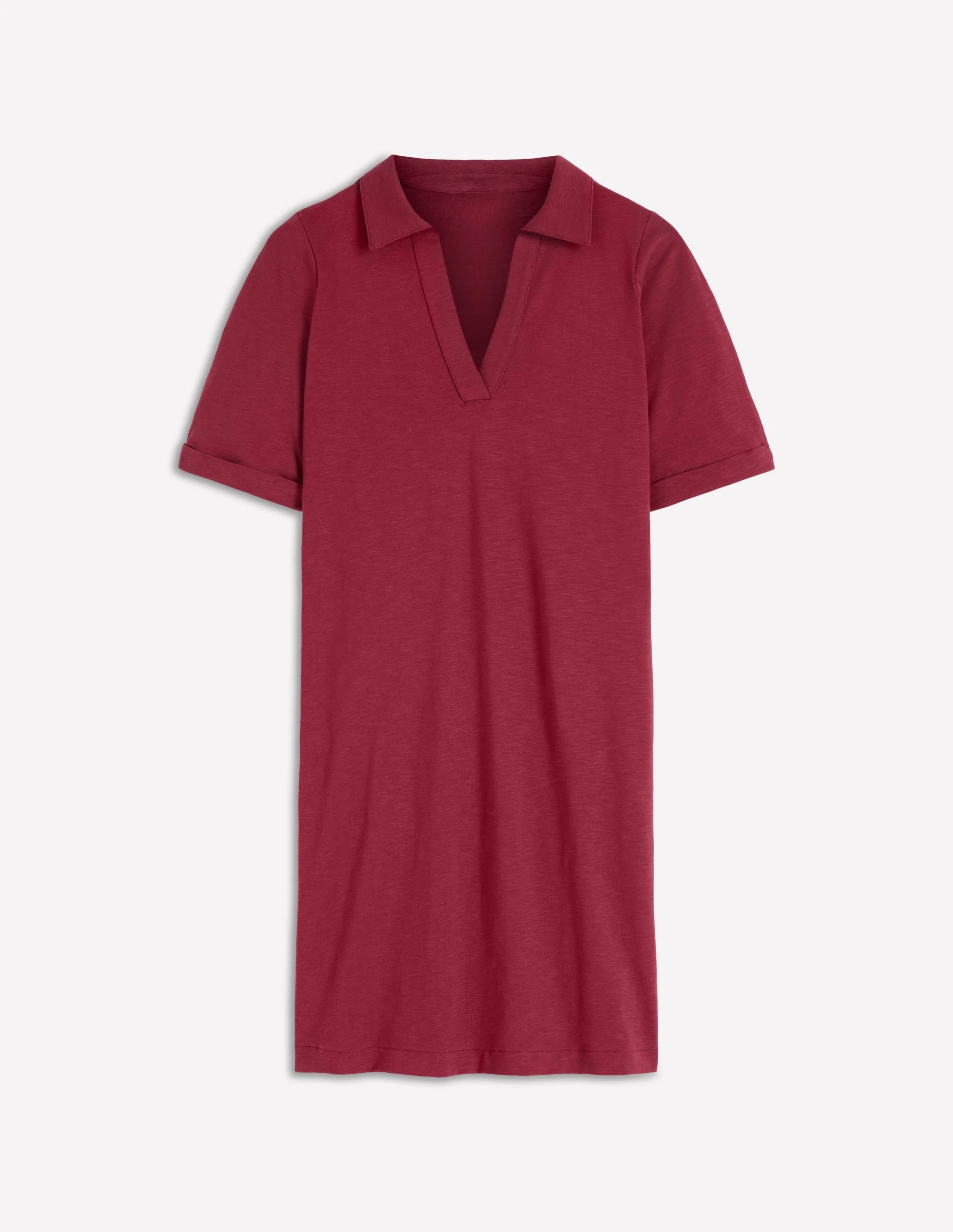 Tilda T-Shirt-Kleid aus Jersey-Sattes Kastanienbraun - Image 4