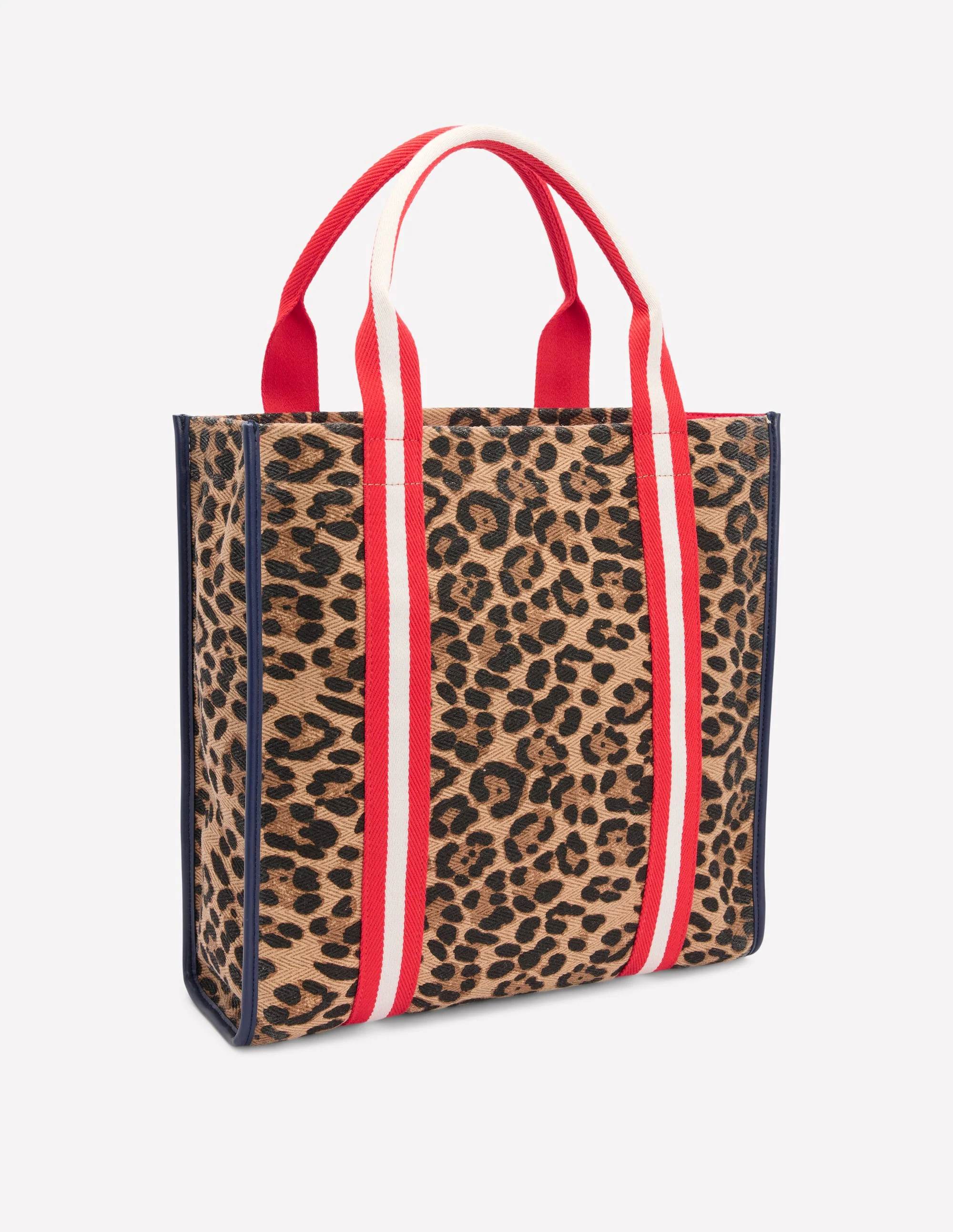 Tragetasche aus Canvas-Mohair, Leopardenmuster - Image 3