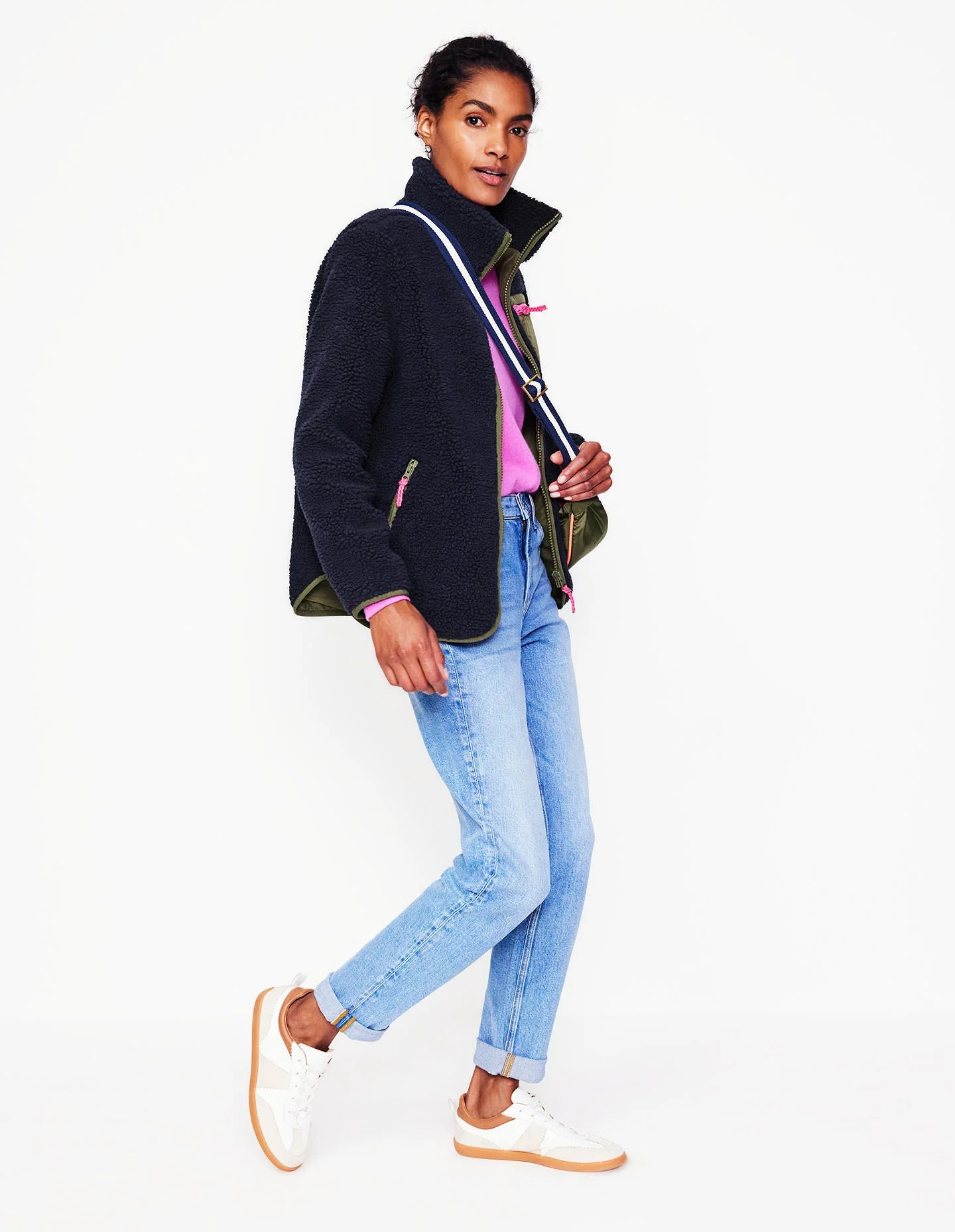 Truro Teddyfell-Fleecejacke-Aqua Marine Marl - Image 5