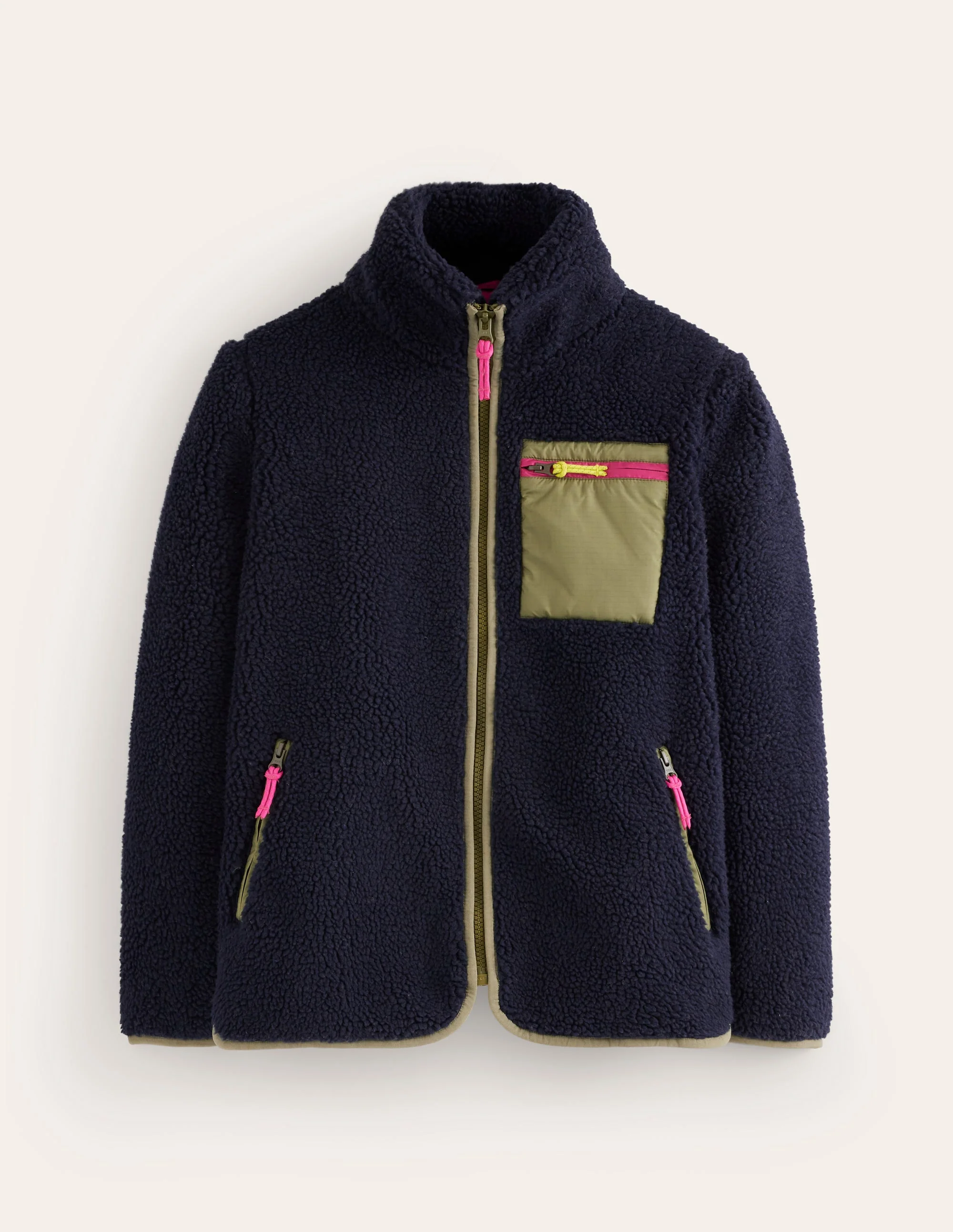Truro Teddyfell-Fleecejacke-Aqua Marine Marl - Image 6