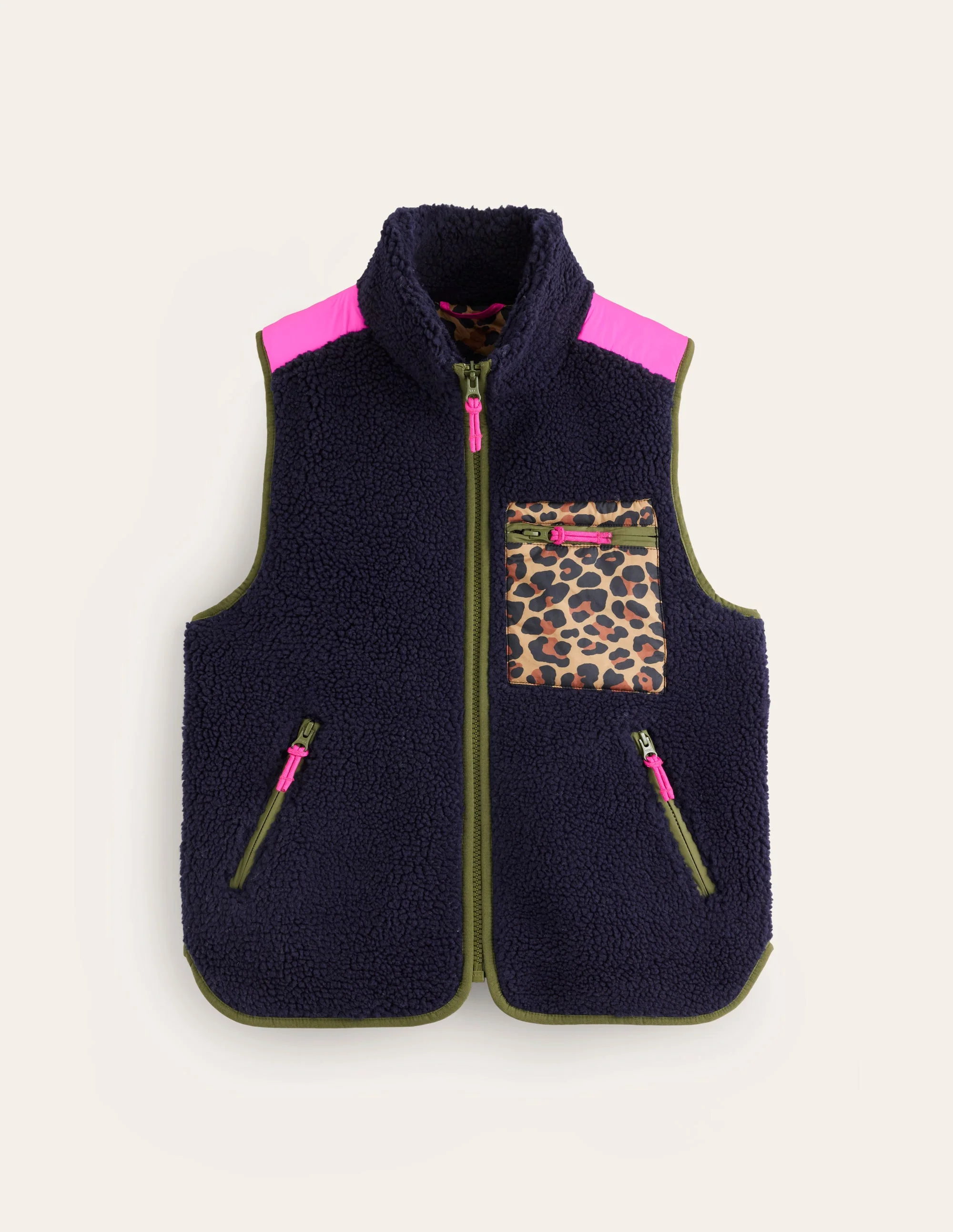 Truro Teddyfell-Weste-Aqua Marine Marl - Image 6