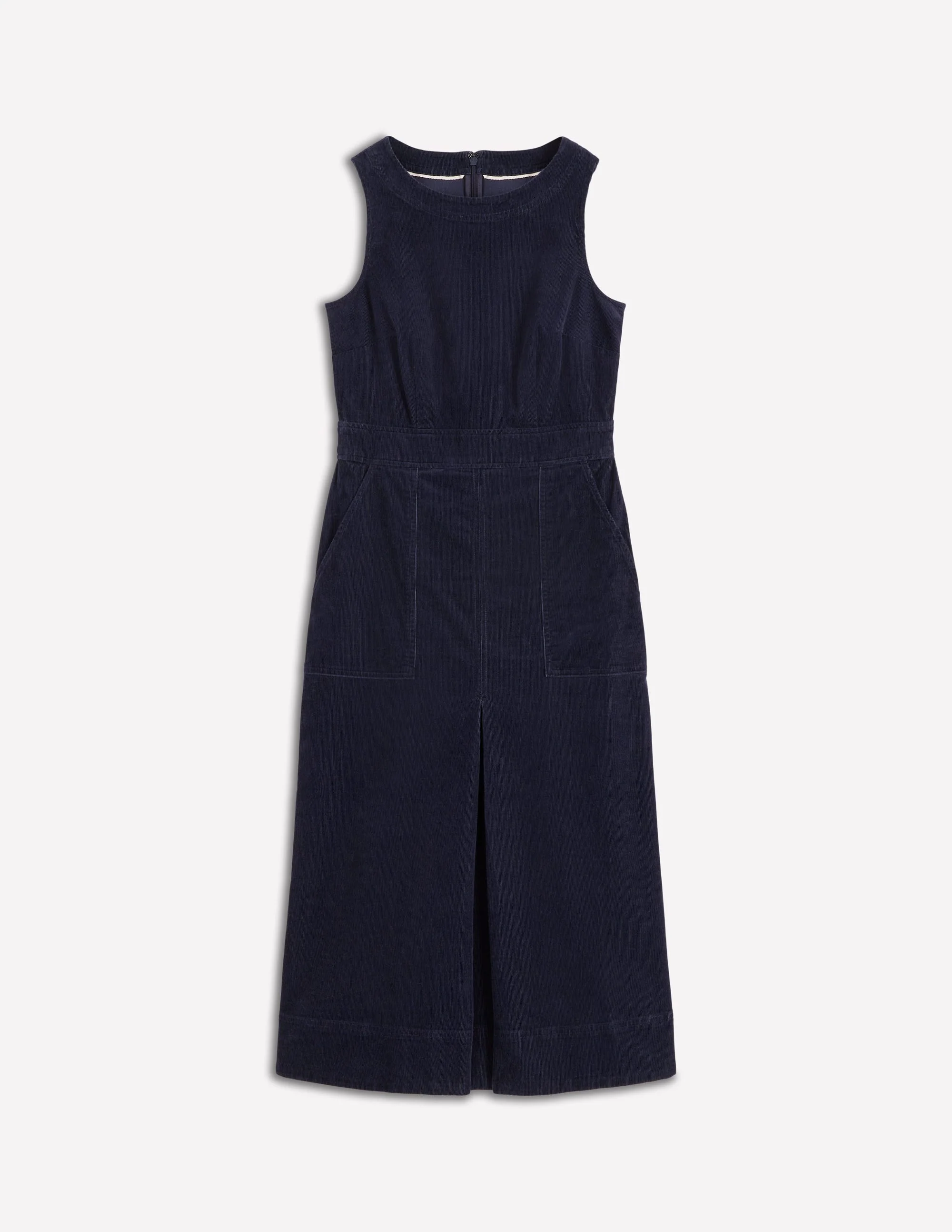 Ula Cord-Midikleid mit Kellerfalte-Mitternachtsblau - Image 6