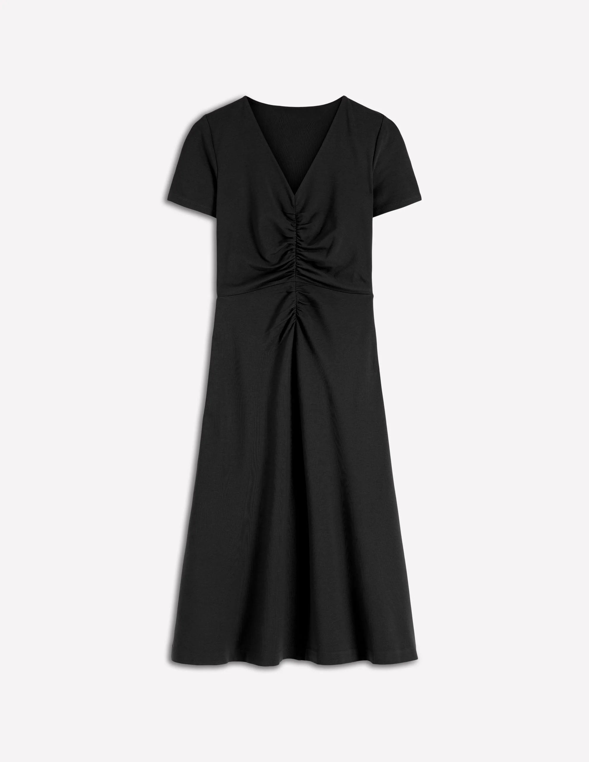 Una Ponte-Kleid mit Raffung vorn-Schwarz - Image 5