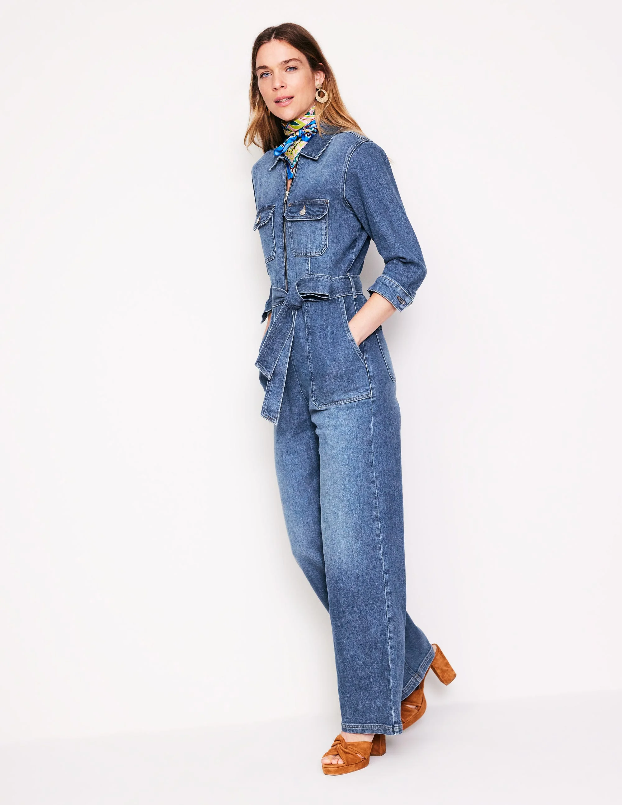 Utility-Overall aus Denim-Beatnik Red - Image 2