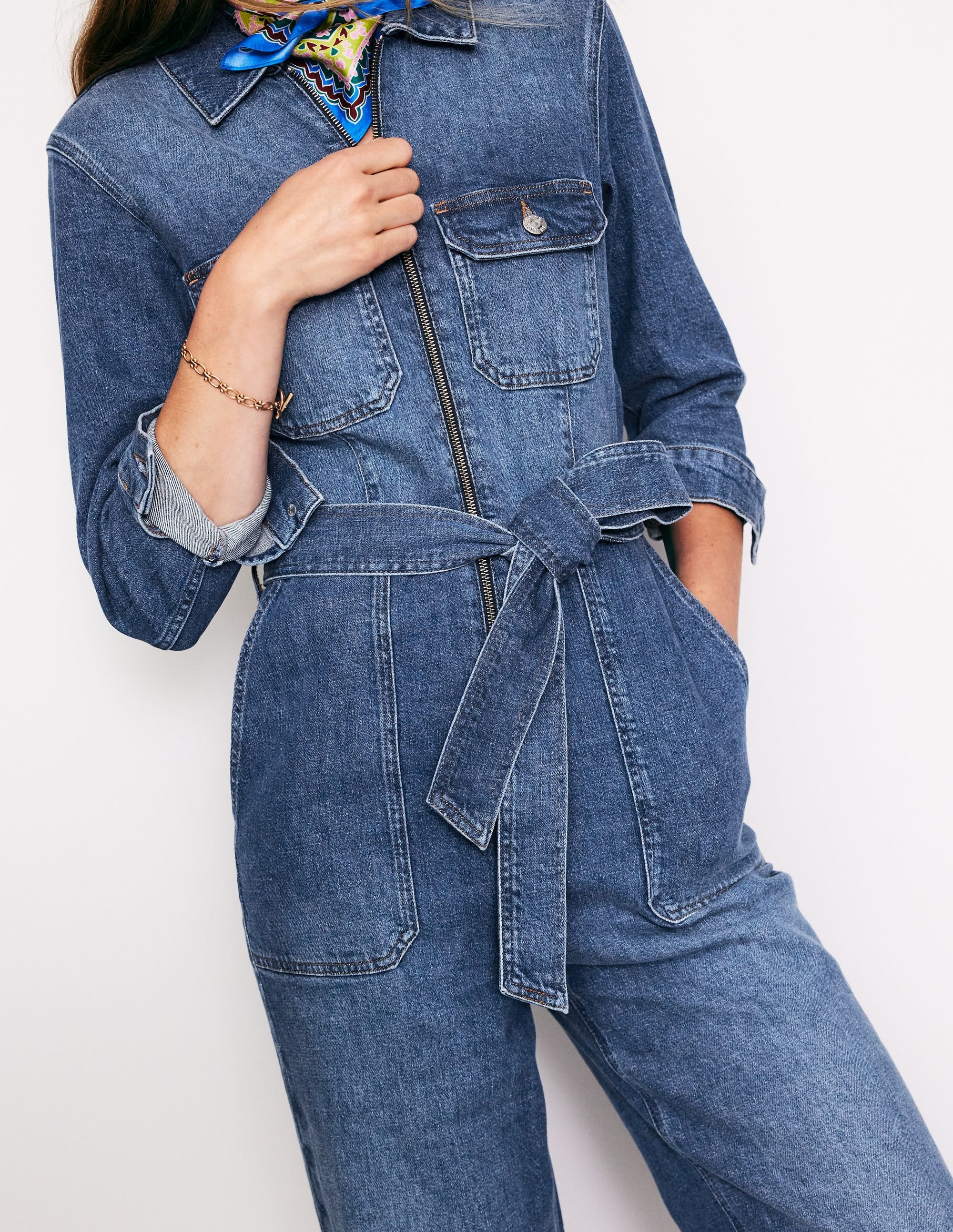 Utility-Overall aus Denim-Beatnik Red - Image 3