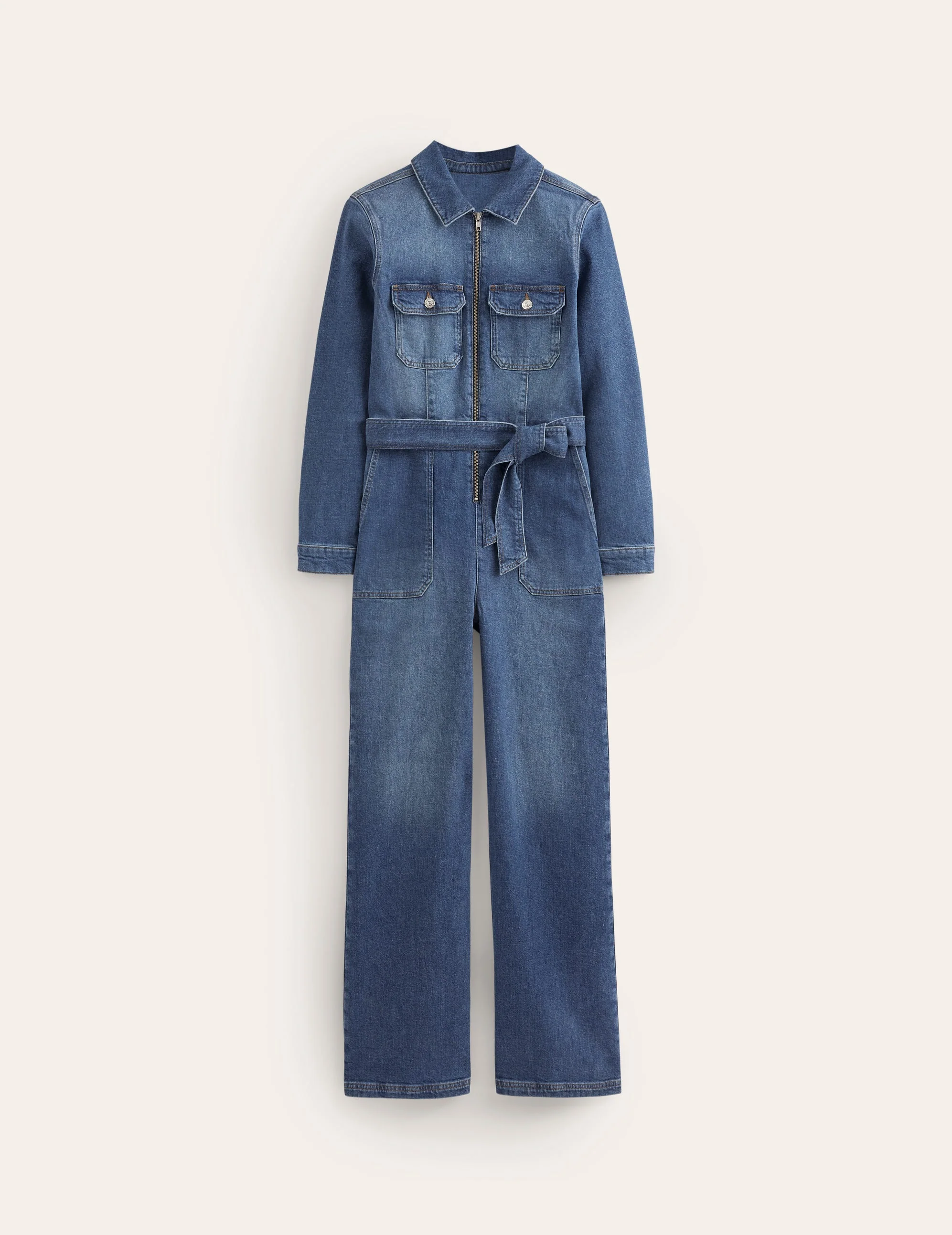 Utility-Overall aus Denim-Beatnik Red - Image 6