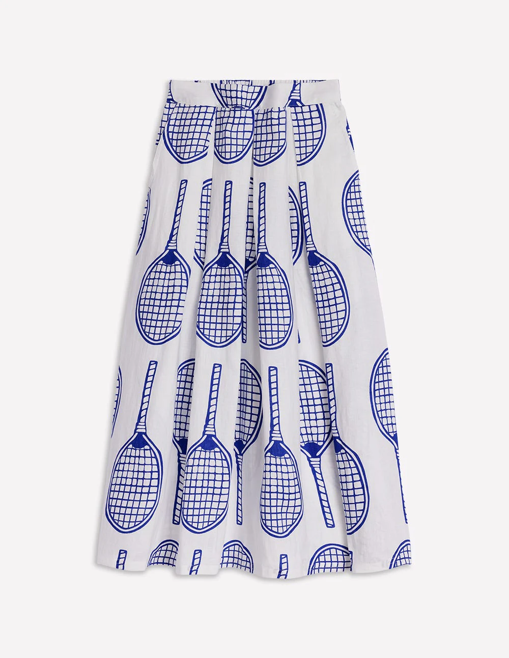 Verity Leinen-Midirock-Naturweiß, Tennis - Image 5