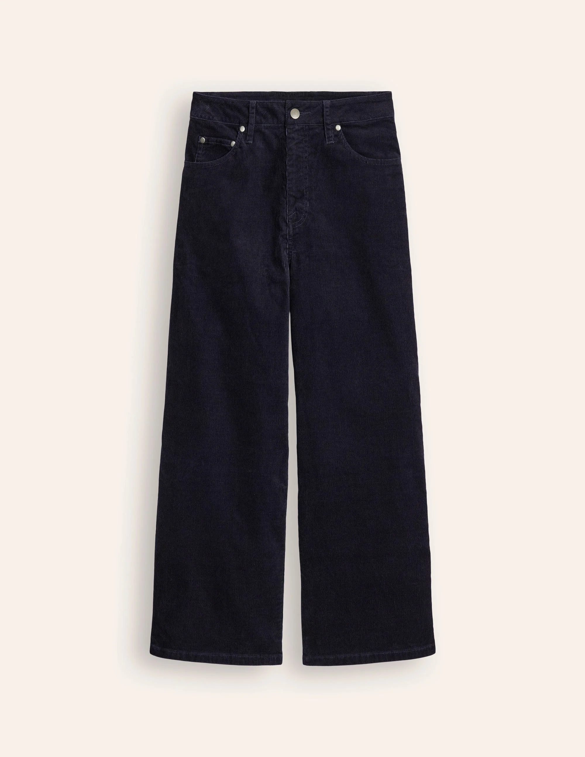 Verkürzte Cord-Jeans mit 5 Taschen-Aqua Marine Marl - Image 6