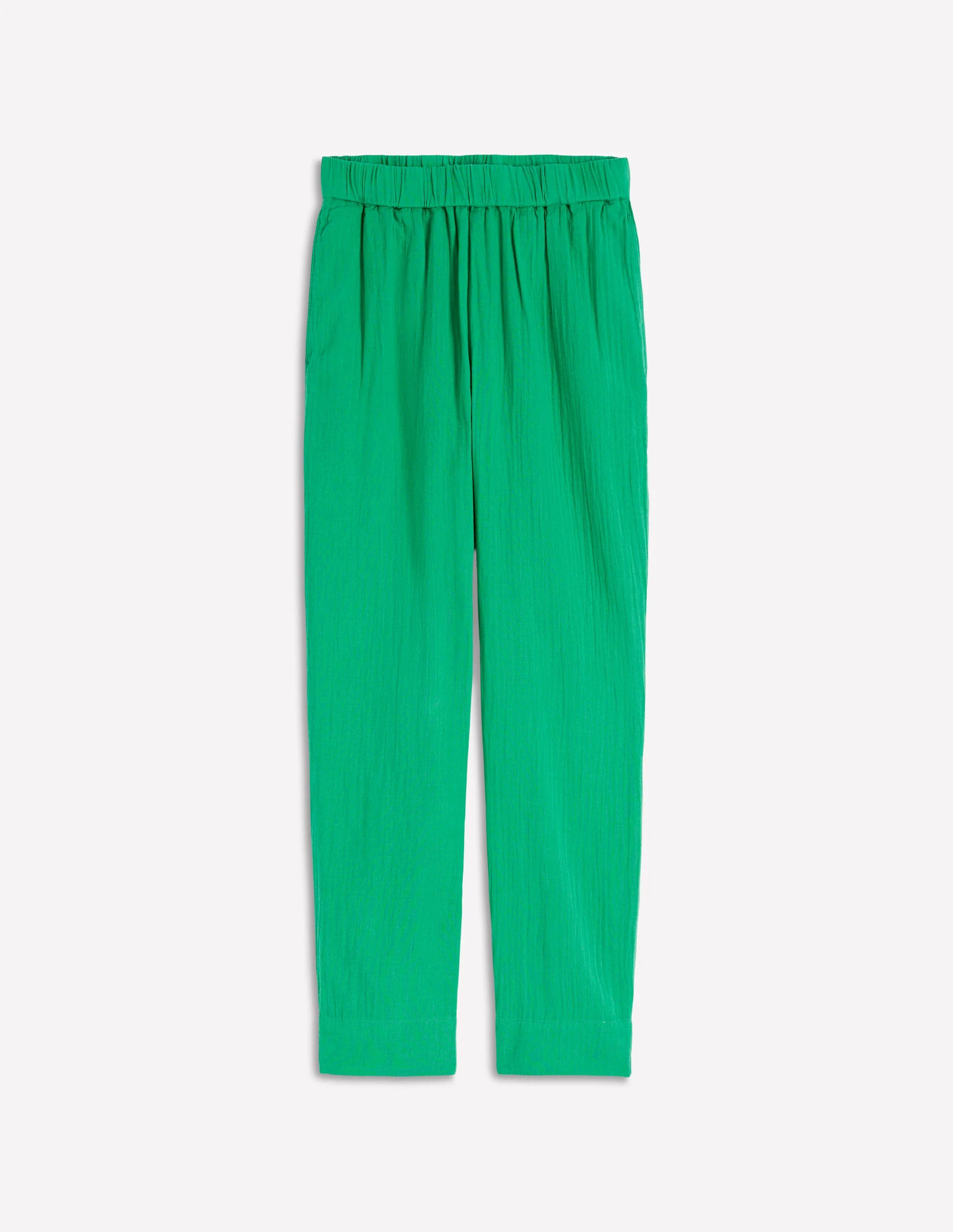 Verkürzte Doppeltuch-Hose-Kleeblattgrün - Image 7