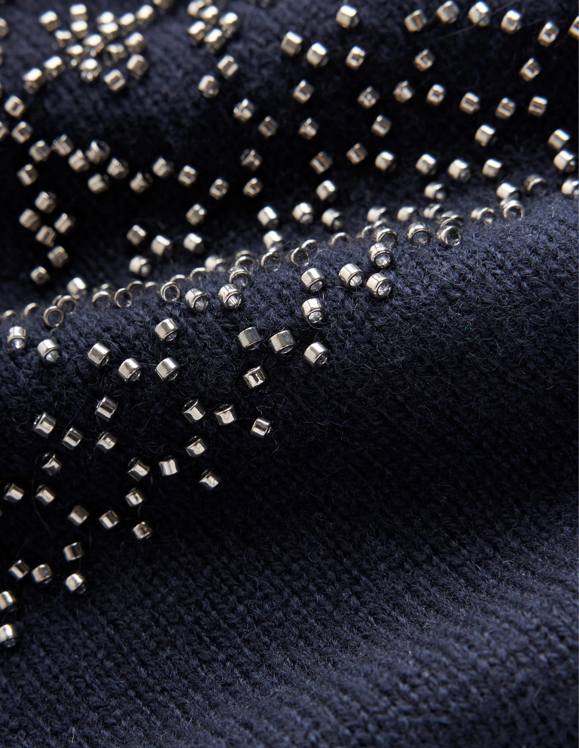 Verzierter Pullover mit Passe-Marineblau - Image 7